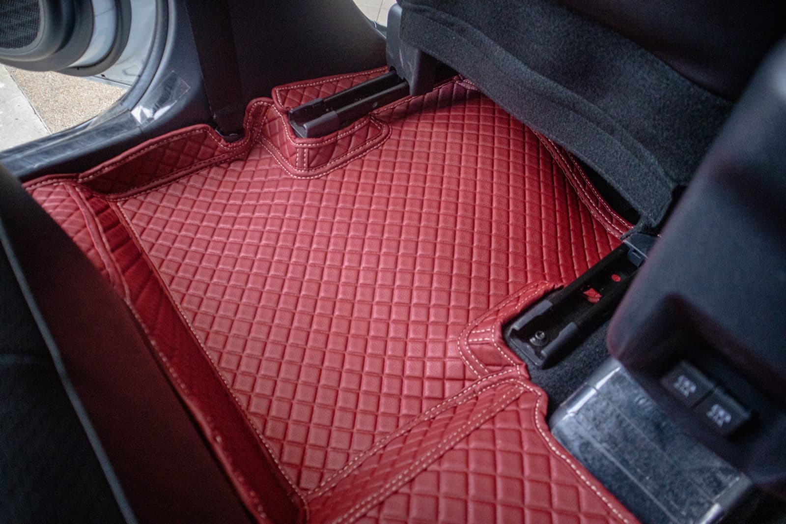 Perodua Ativa with Ottoman custom-fit seat covers and 3D car mats