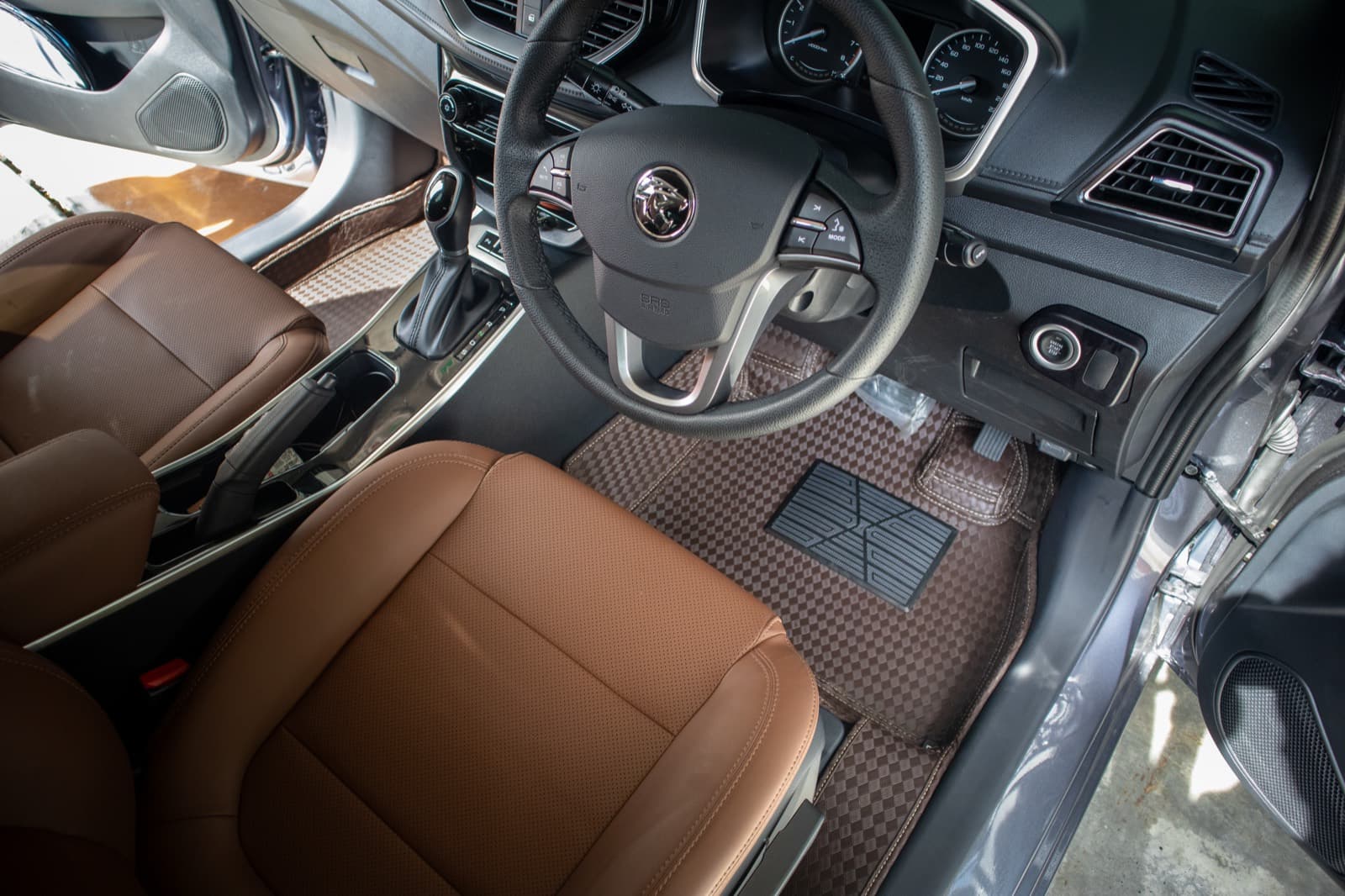 Proton Persona with Ottoman custom-fit seat covers and 3D car mats