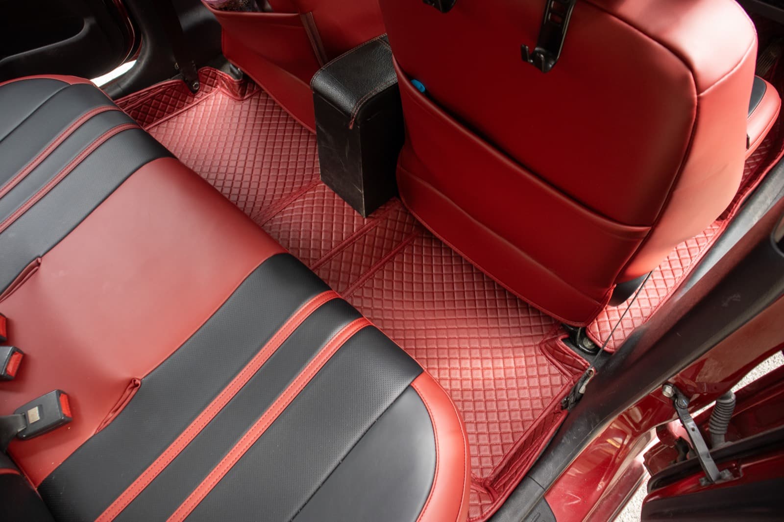 Proton Saga with Ottoman custom-fit seat covers and 3D car mats