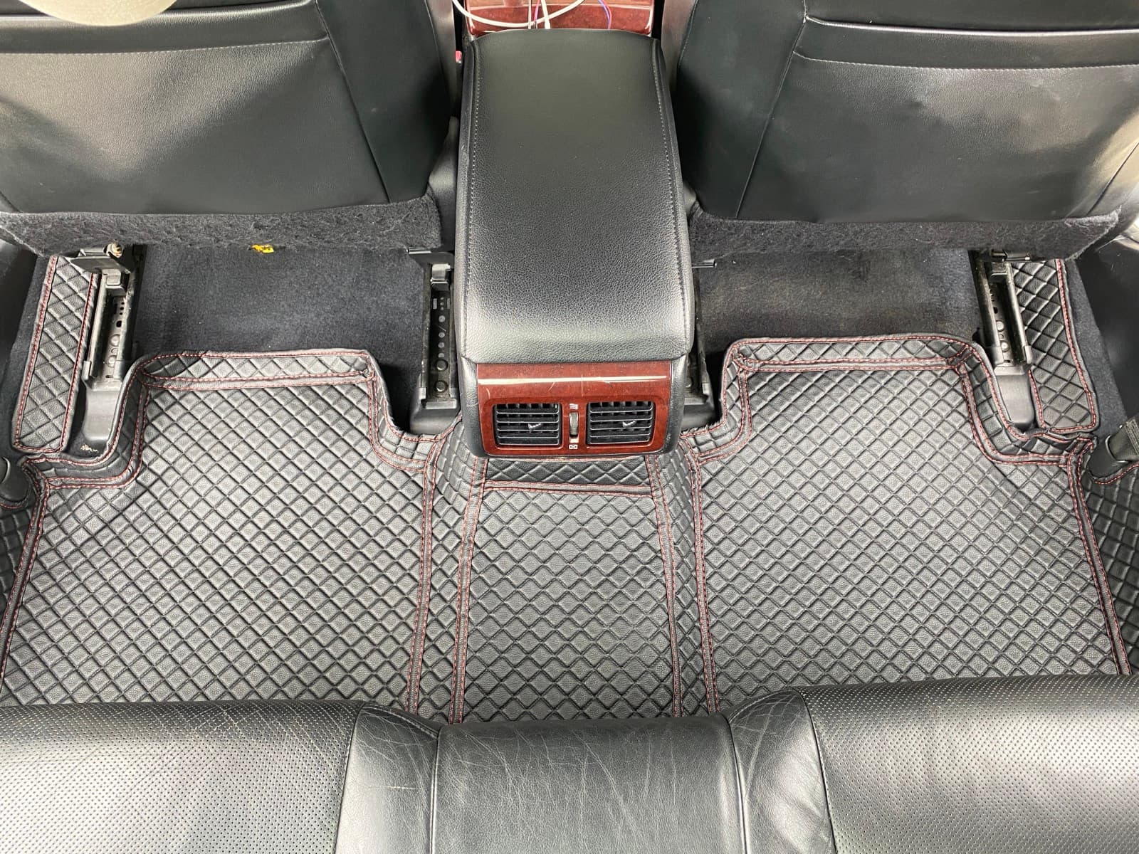 Toyota Camry with Ottoman custom-fit seat covers and 3D car mats