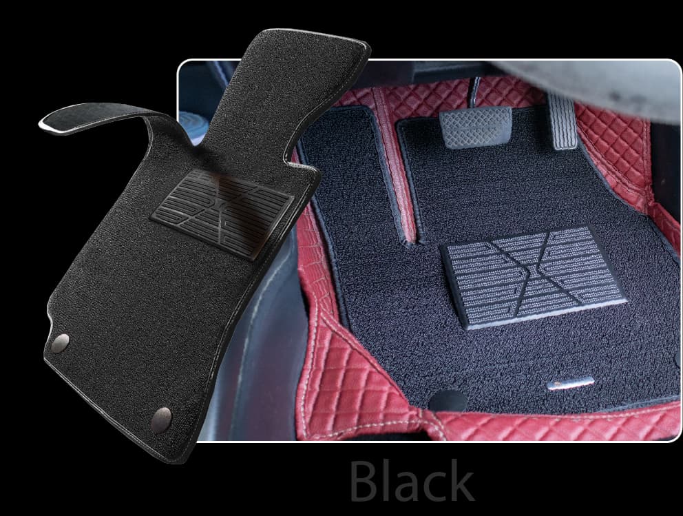 SnapClean second layer car mat in Black