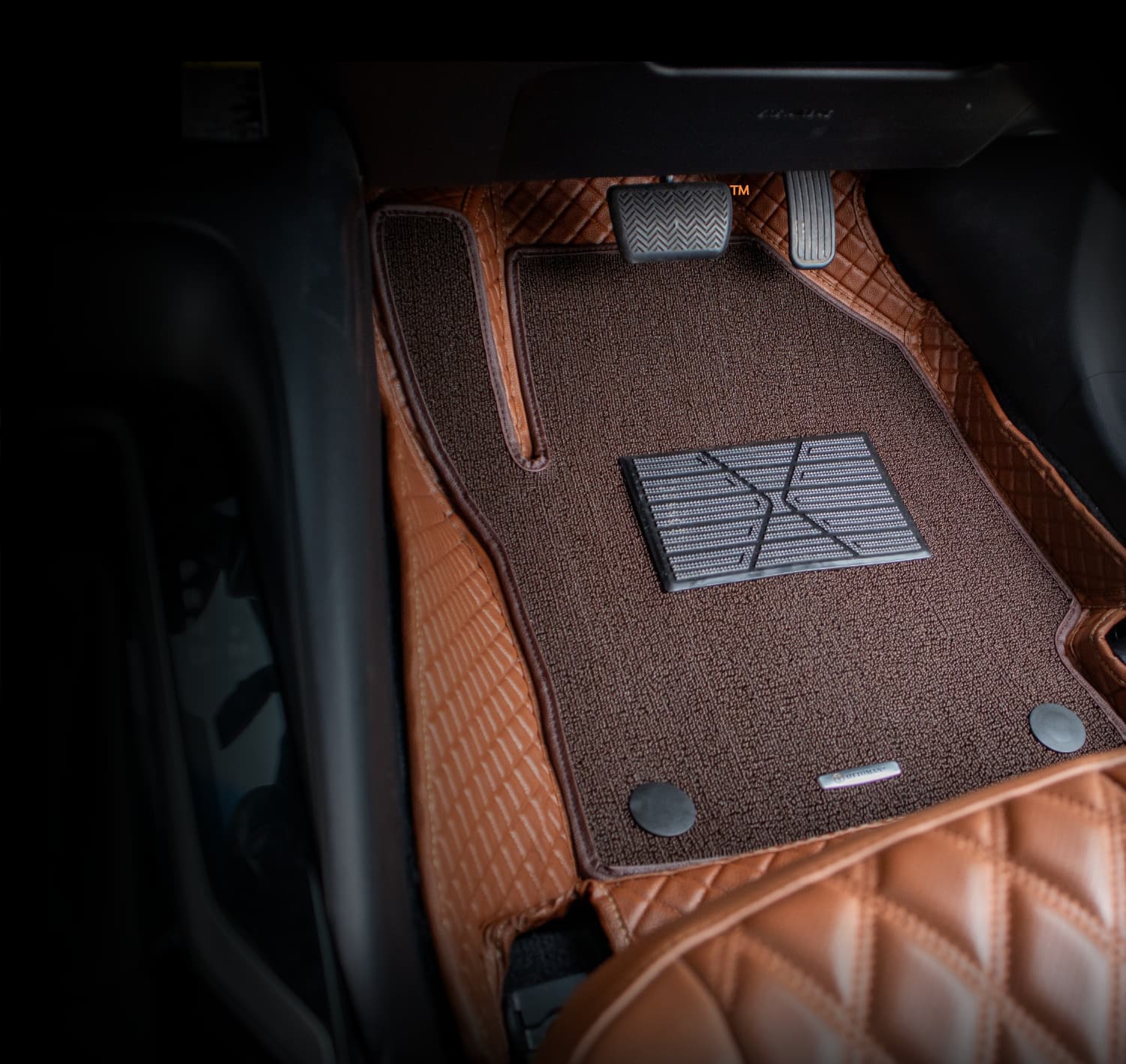 Ottoman SnapClean second layer car mat