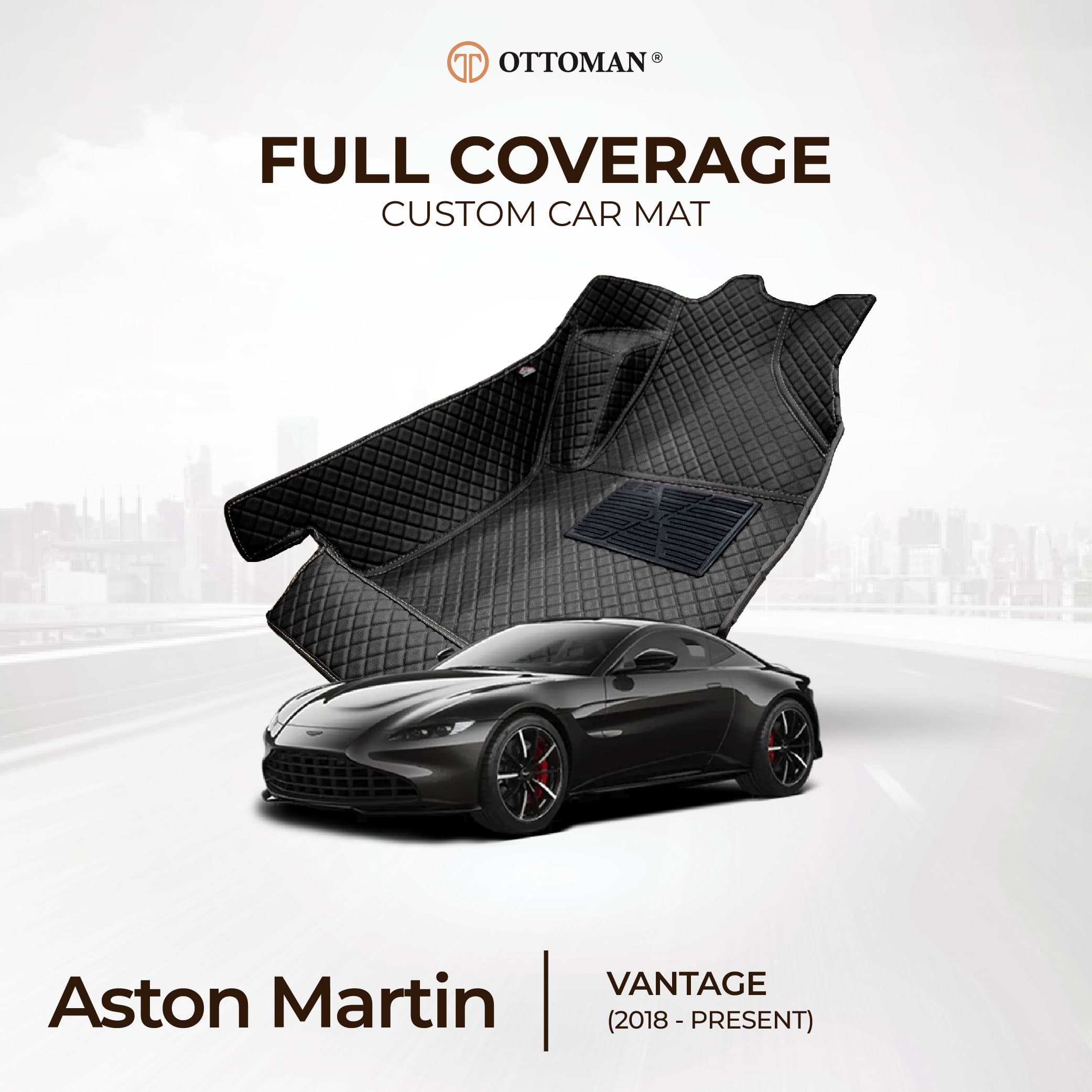 Aston Martin Vantage (2018-Present) Ottoman Car Mat