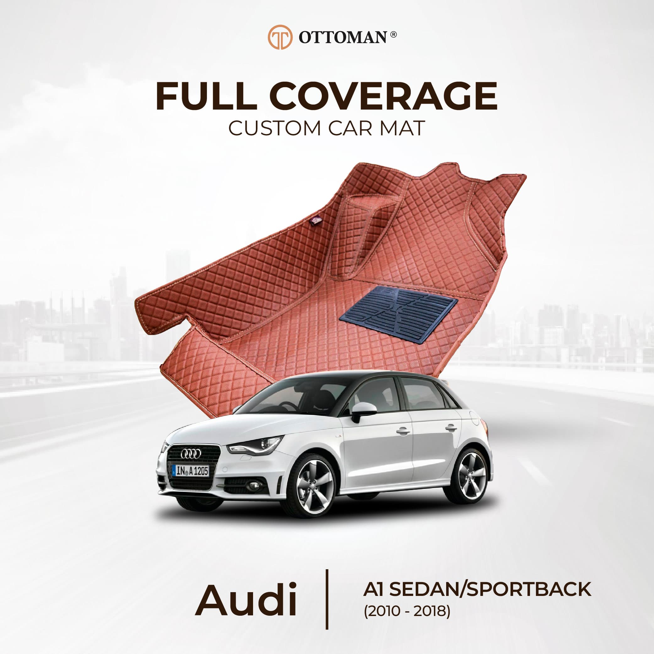 Audi A1 Sedan/Sportback (2010-2018) Ottoman Car Mat