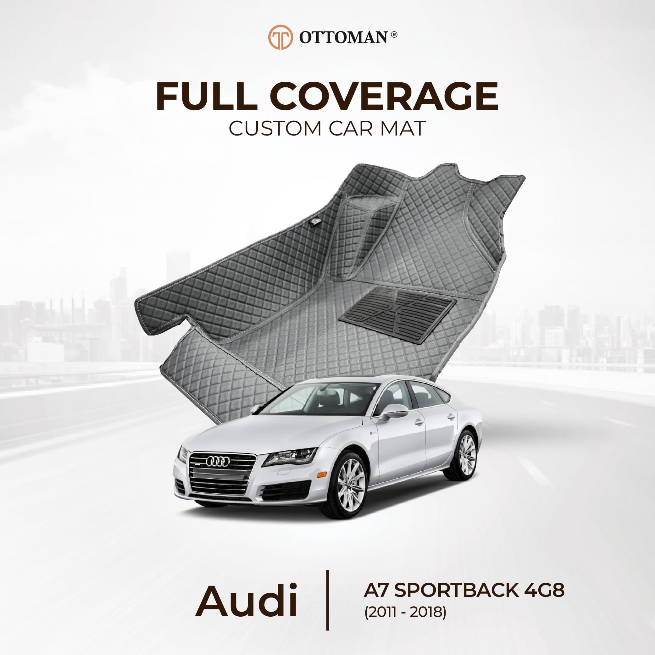 Audi A7 Sportback 4G8 (2011-2018) Ottoman Car Mat