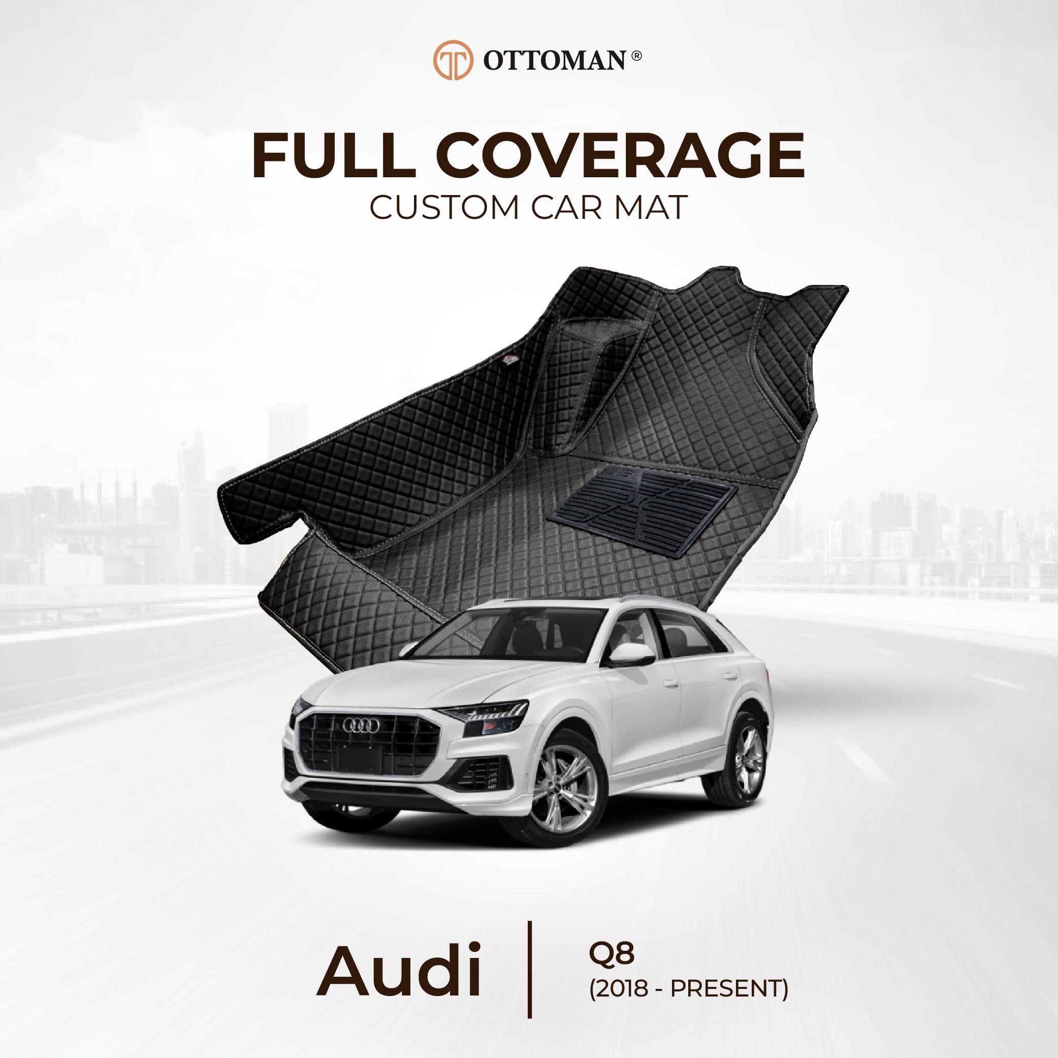 Audi Q8 (2018-Present) Ottoman Car Mat