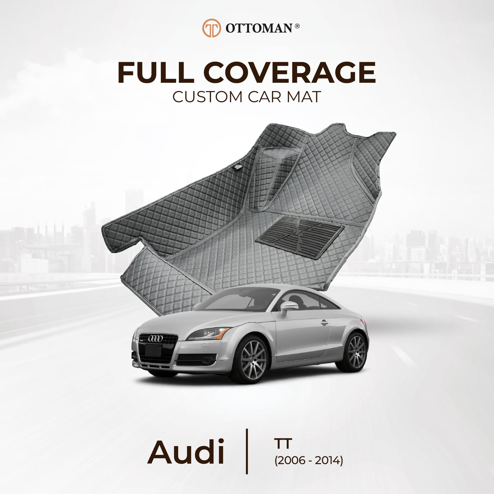 Audi TT Coupe MK2 (2006-2014) Ottoman Car Mat
