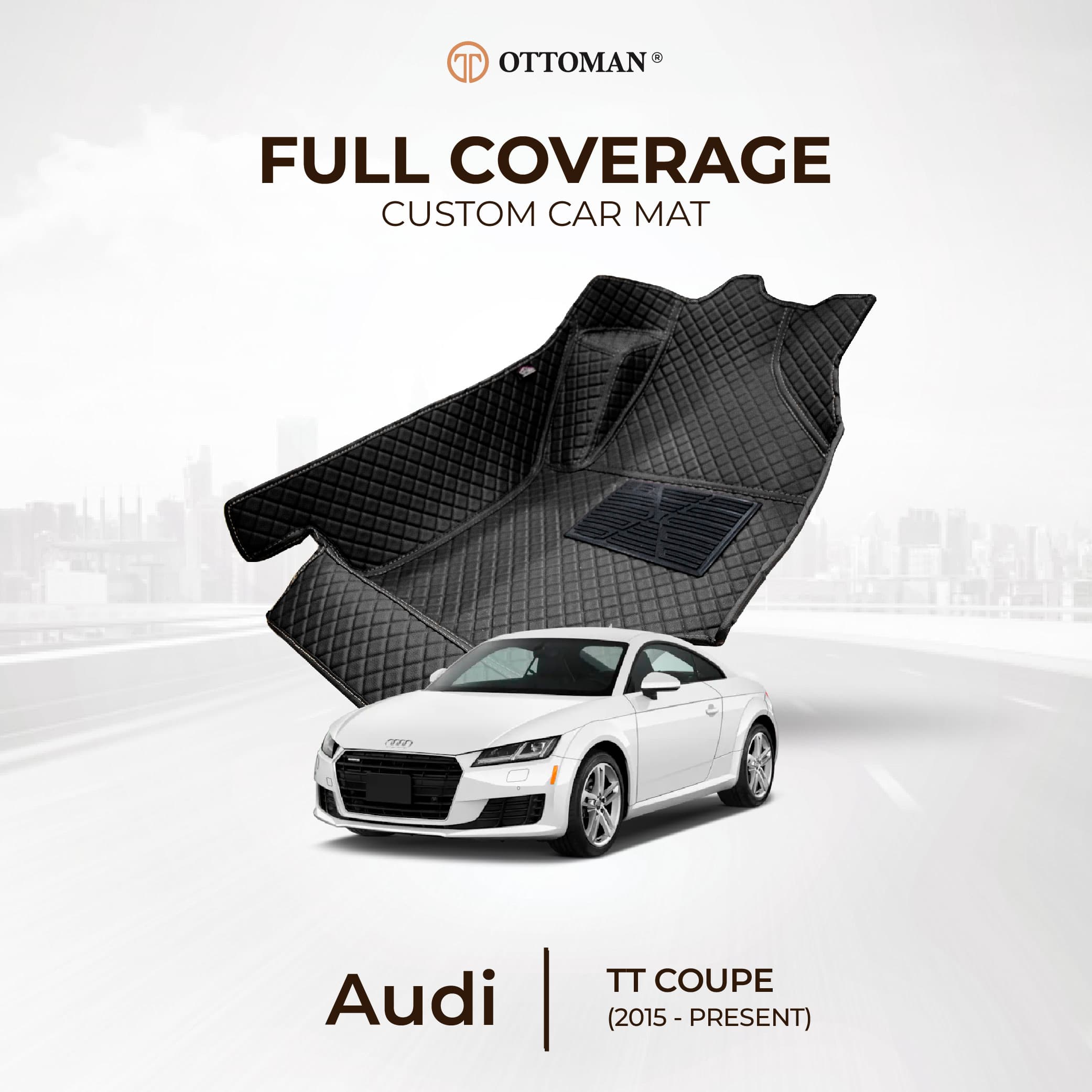 Audi TT Coupe MK3 (2015-Present) Ottoman Car Mat