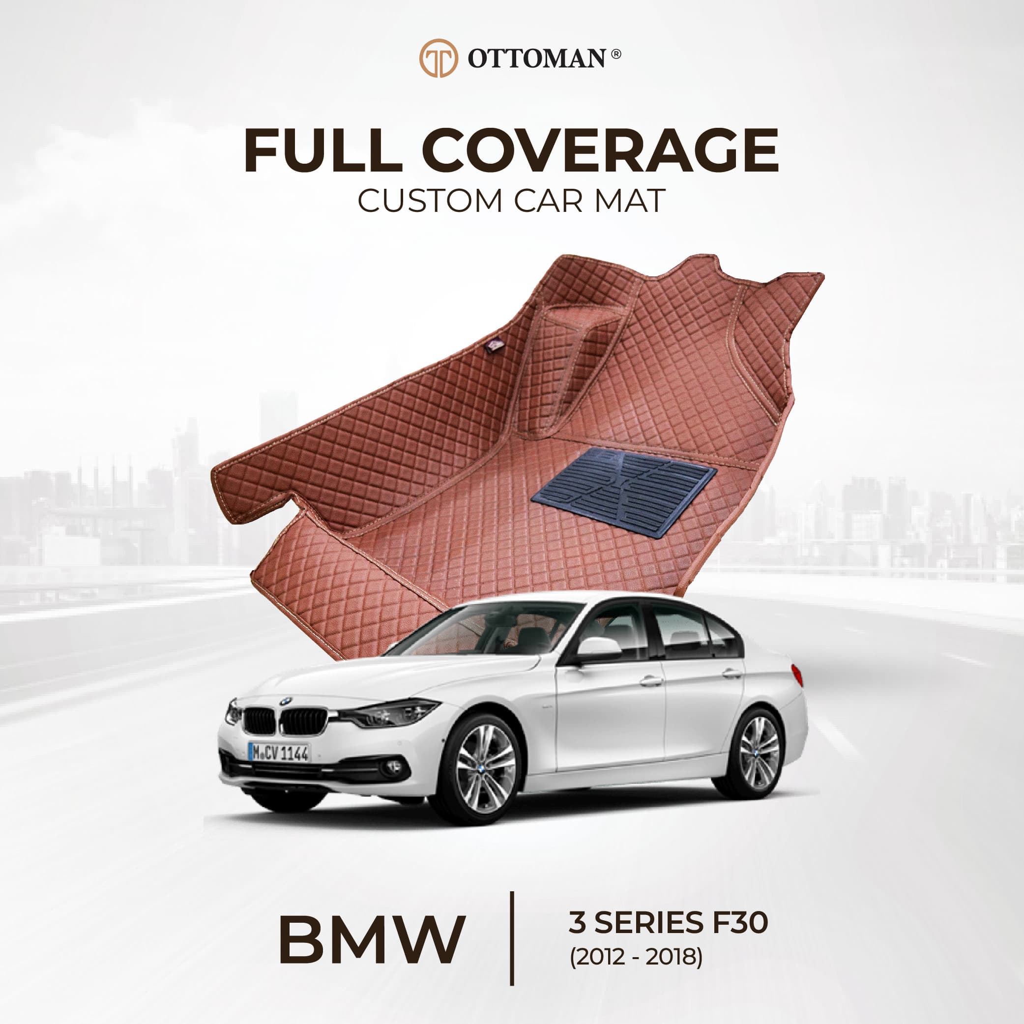 BMW 3 Series F30 (2012-2018) Ottoman Car Mat