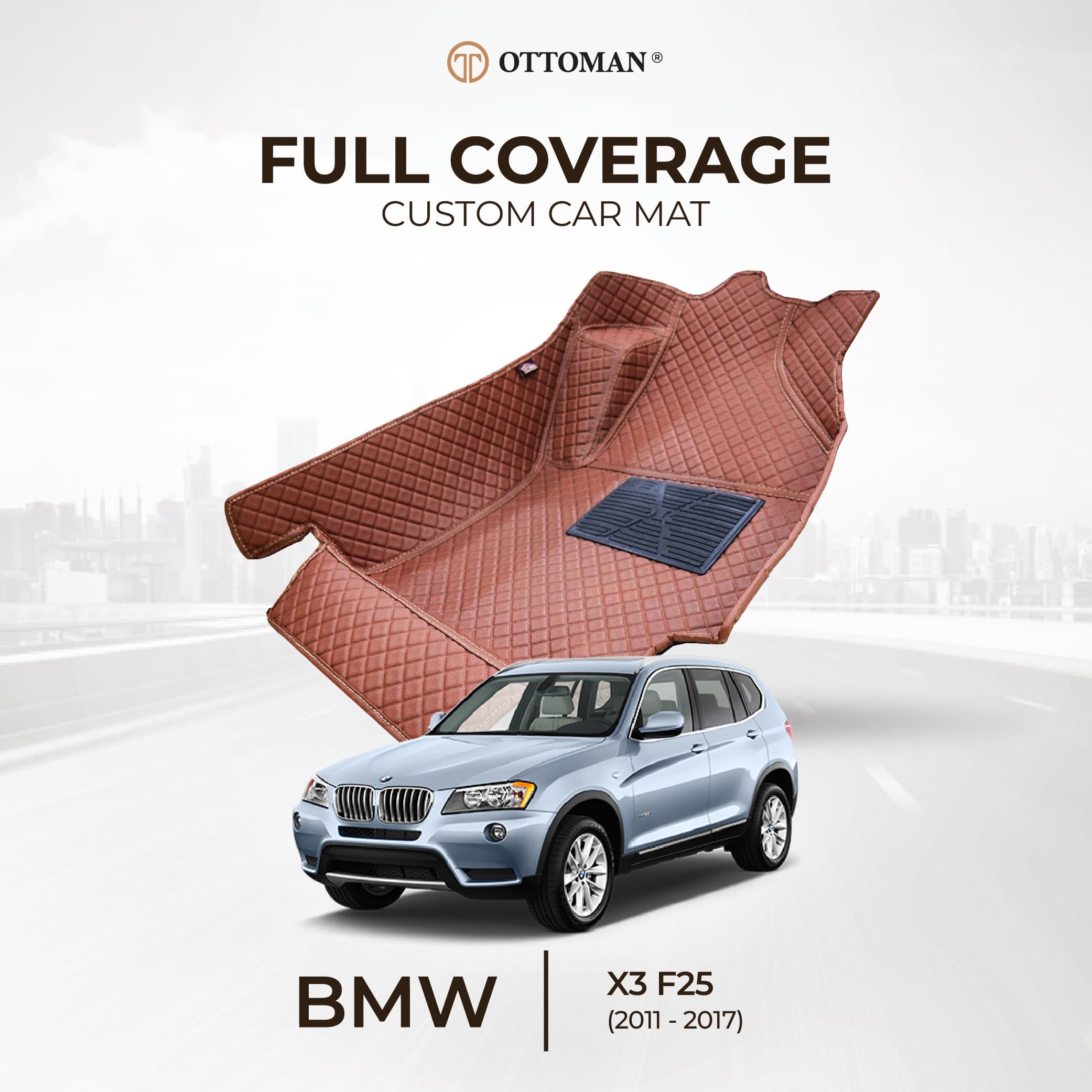 BMW X3 F25 (2011-2017) Ottoman Car Mat