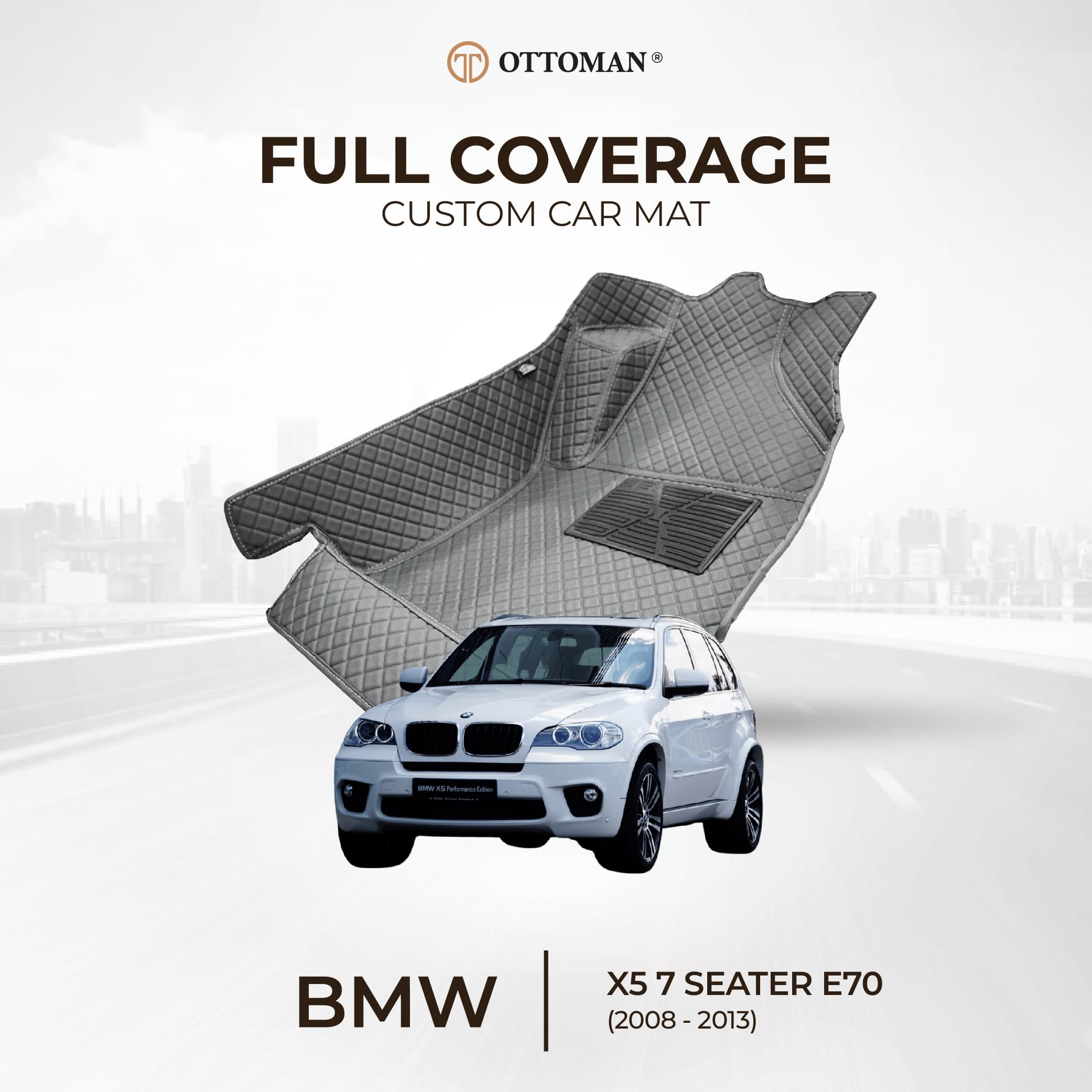 BMW X5 - 7 Seater E70 (2008-2013) Ottoman Car Mat