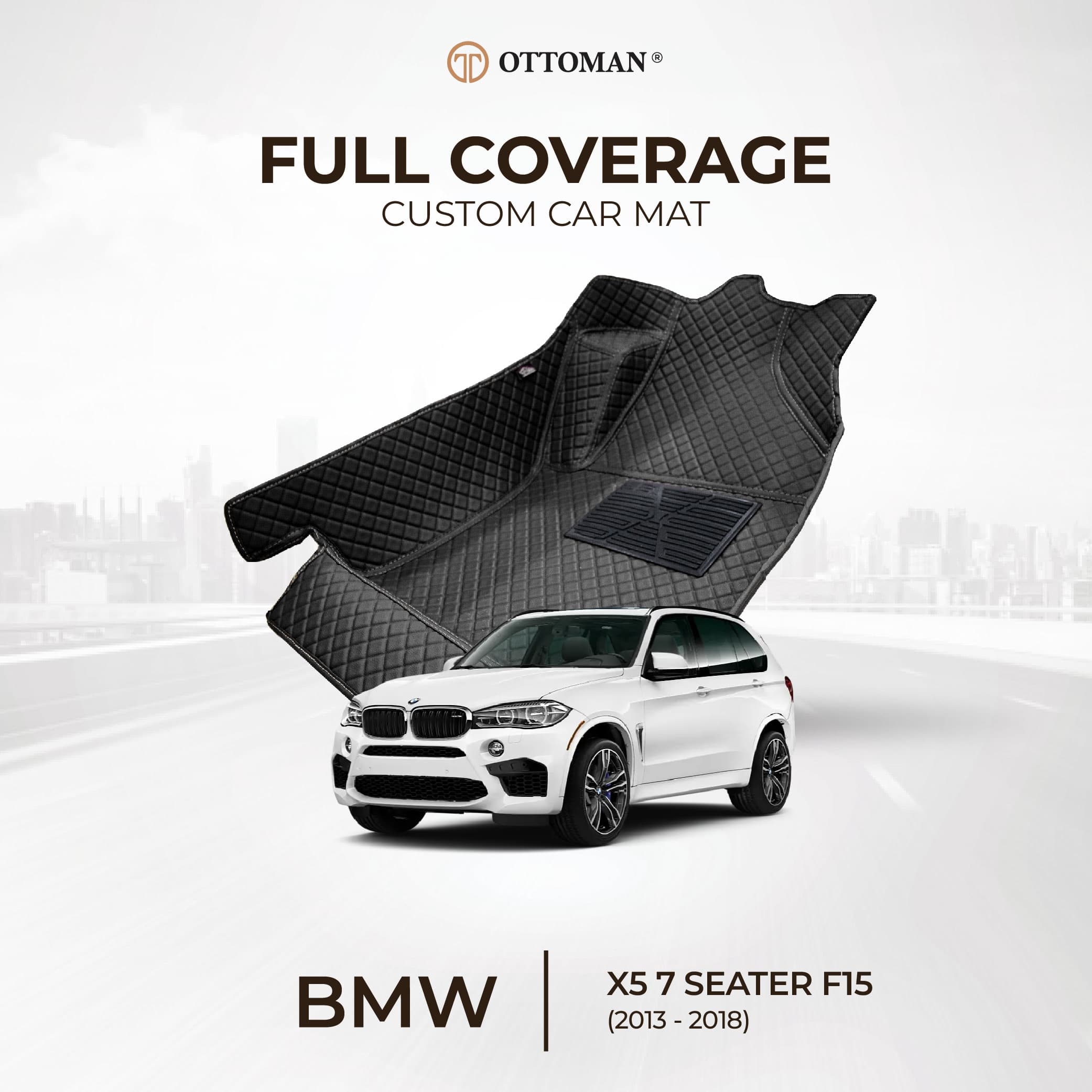 BMW X5 - 7 Seater F15 (2013-2018) Ottoman Car Mat
