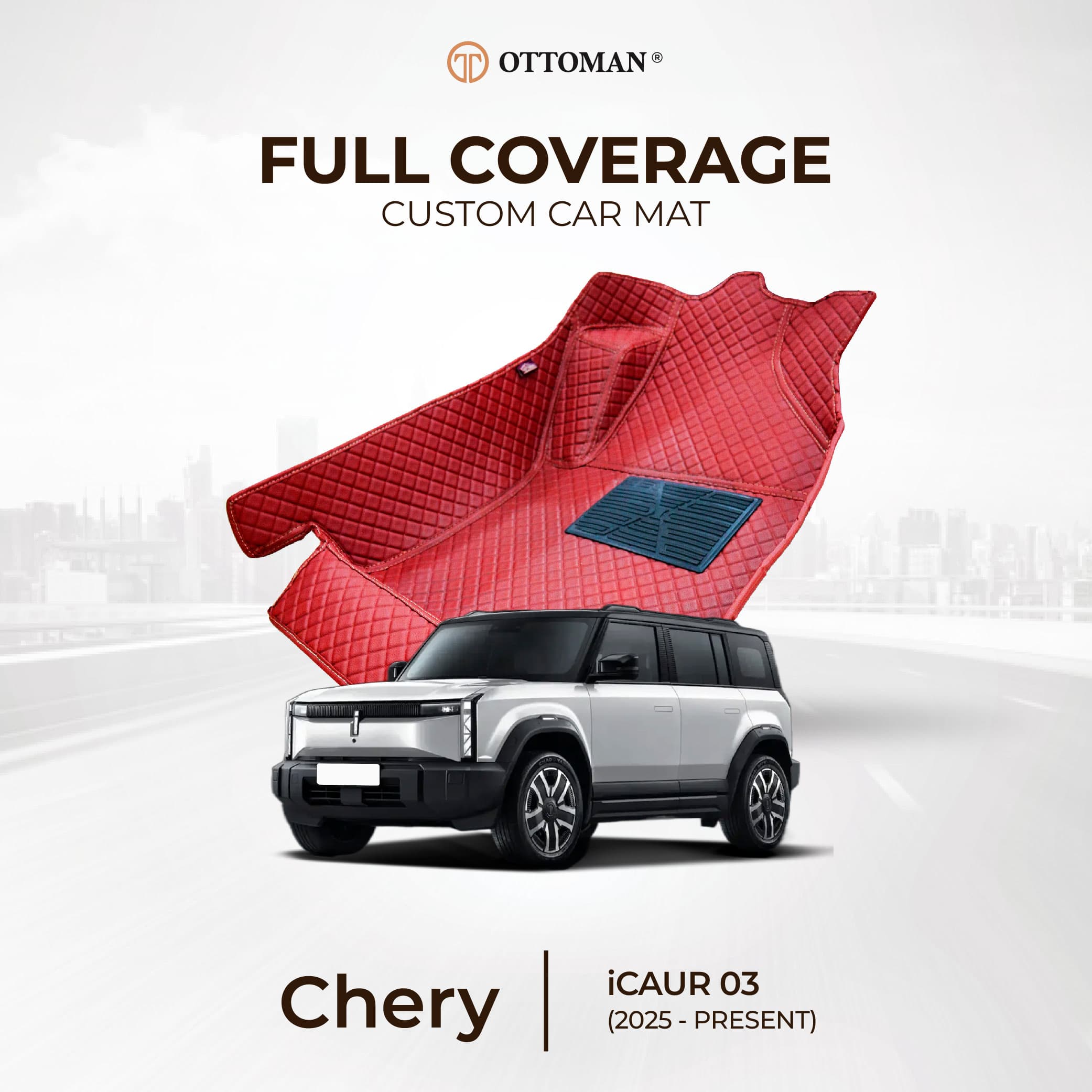 Chery ICaur03 (2025-Present) Ottoman Car Mat