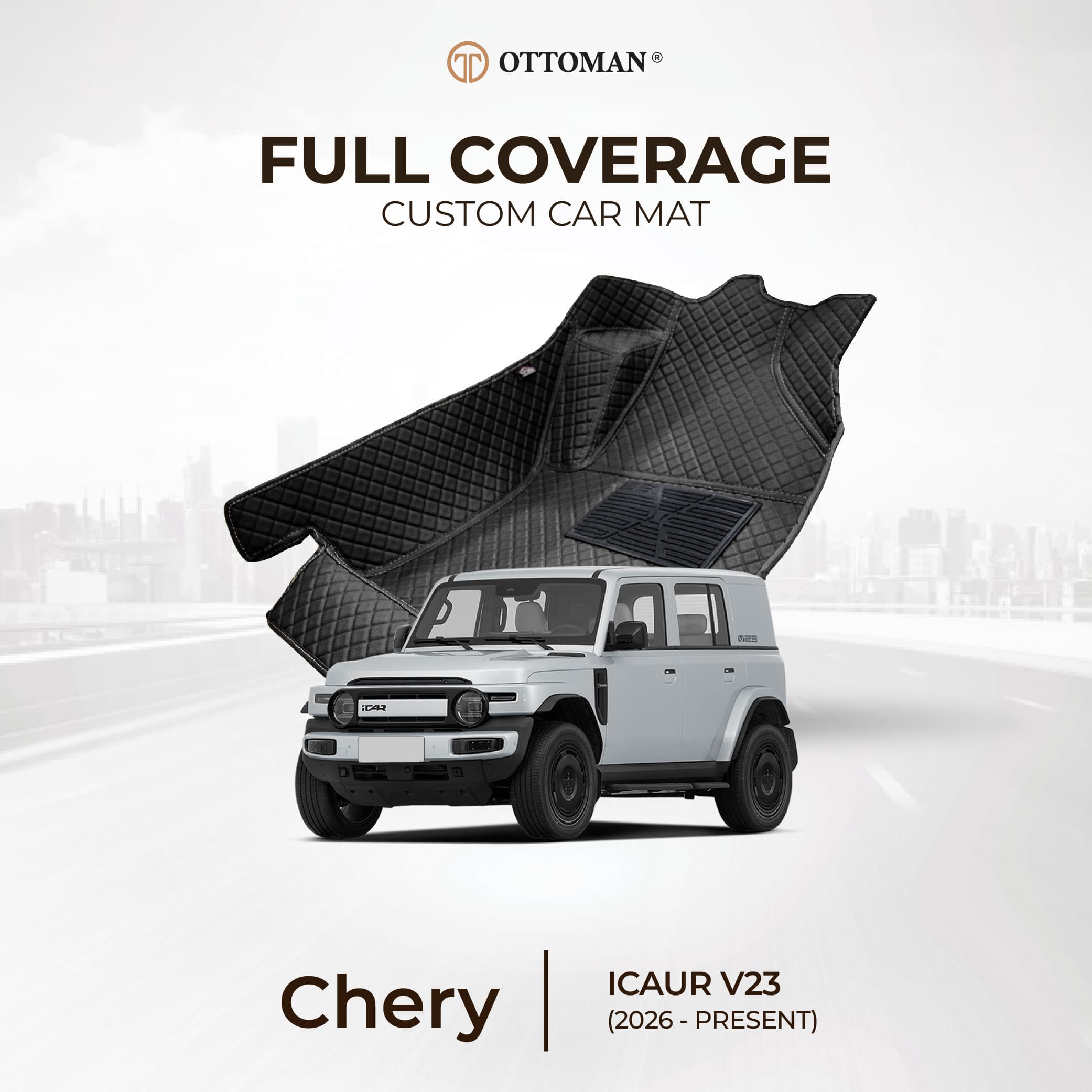 Chery iCaur V23 (2026-Present) Ottoman Car Mat