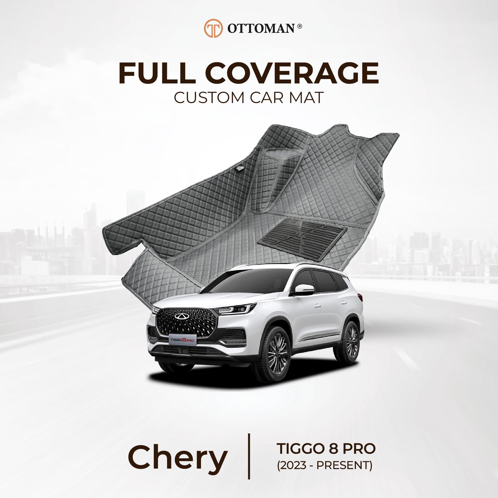 Chery Tiggo 8 (2023-Present) Ottoman Car Mat