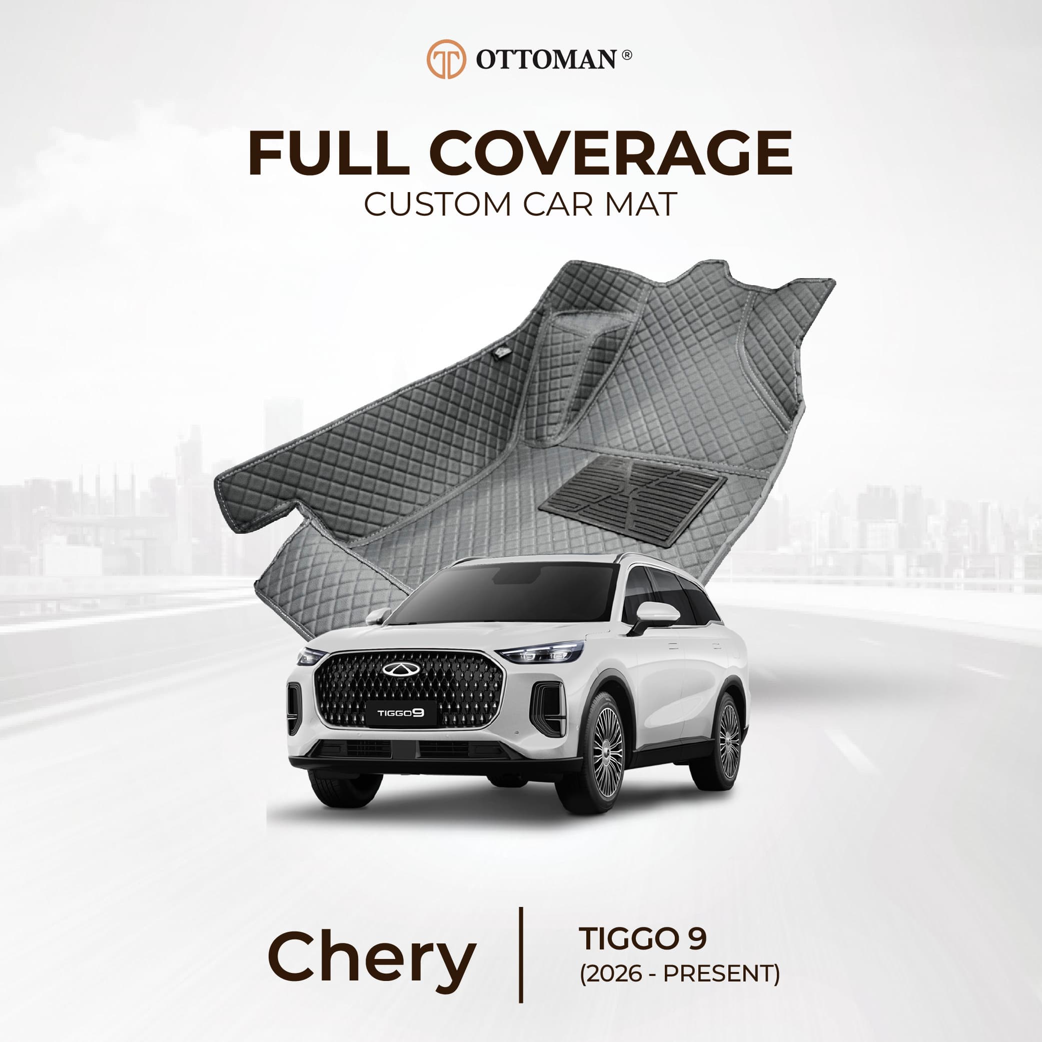 Chery Tiggo 9 (2026-Present) Ottoman Car Mat