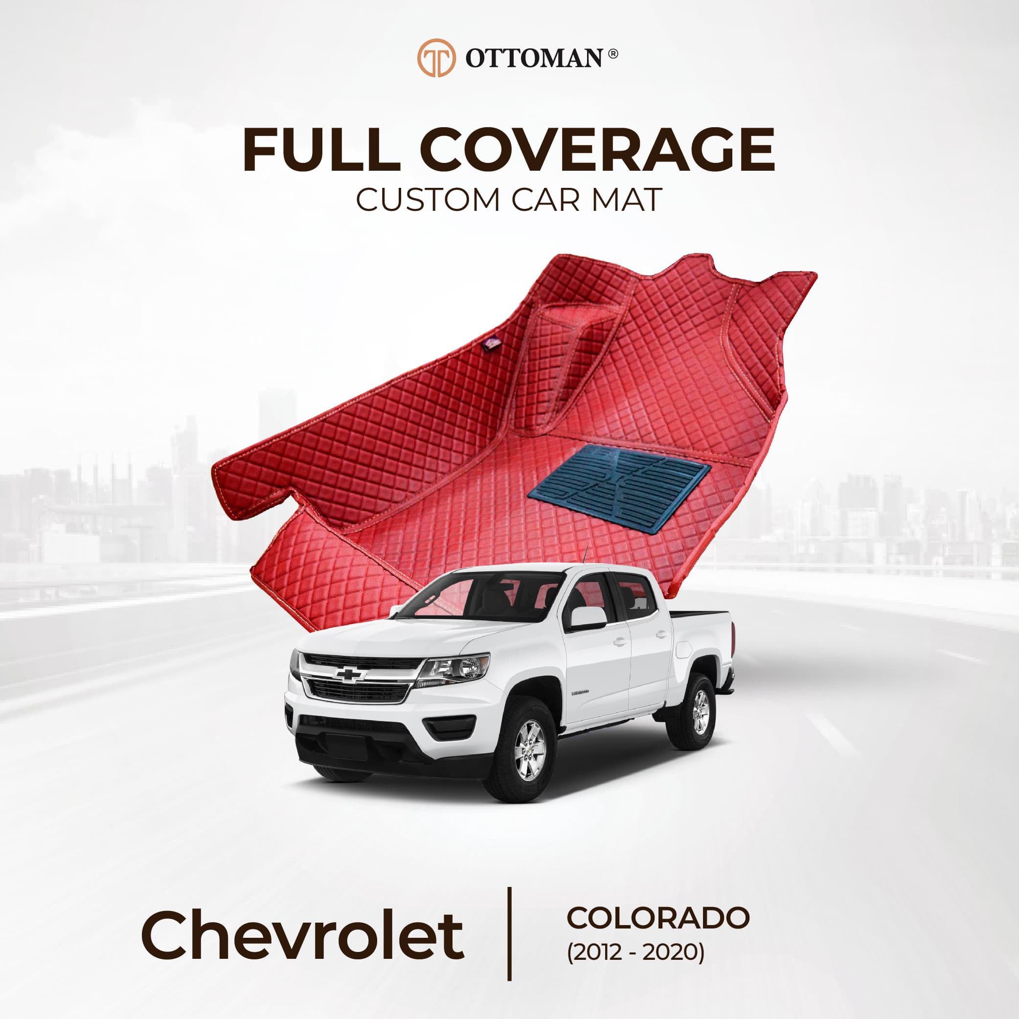 Chevrolet Colorado with Ottoman custom-fit 3D car mats