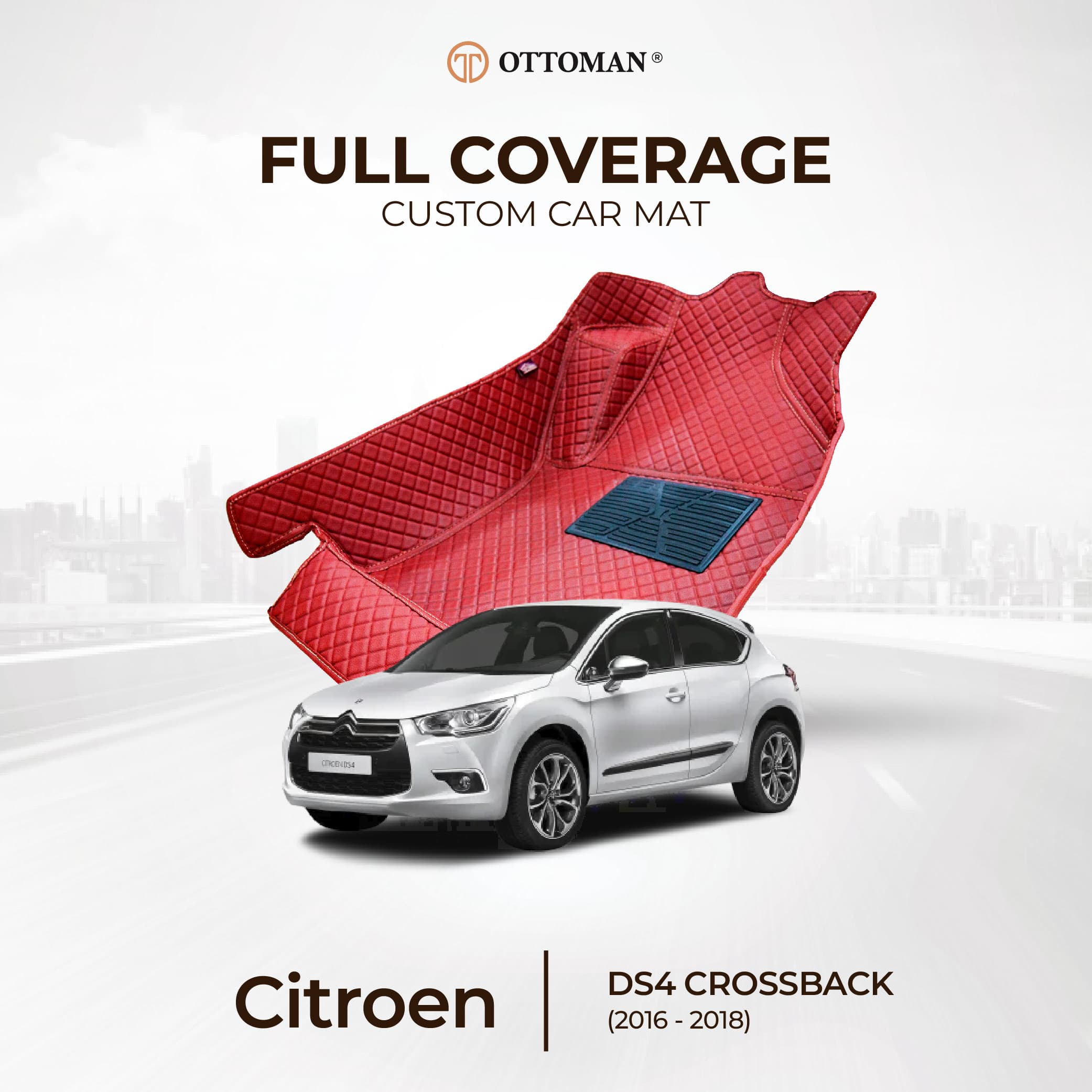 Citroen DS4 Crossback (2016-2018) Ottoman Car Mat