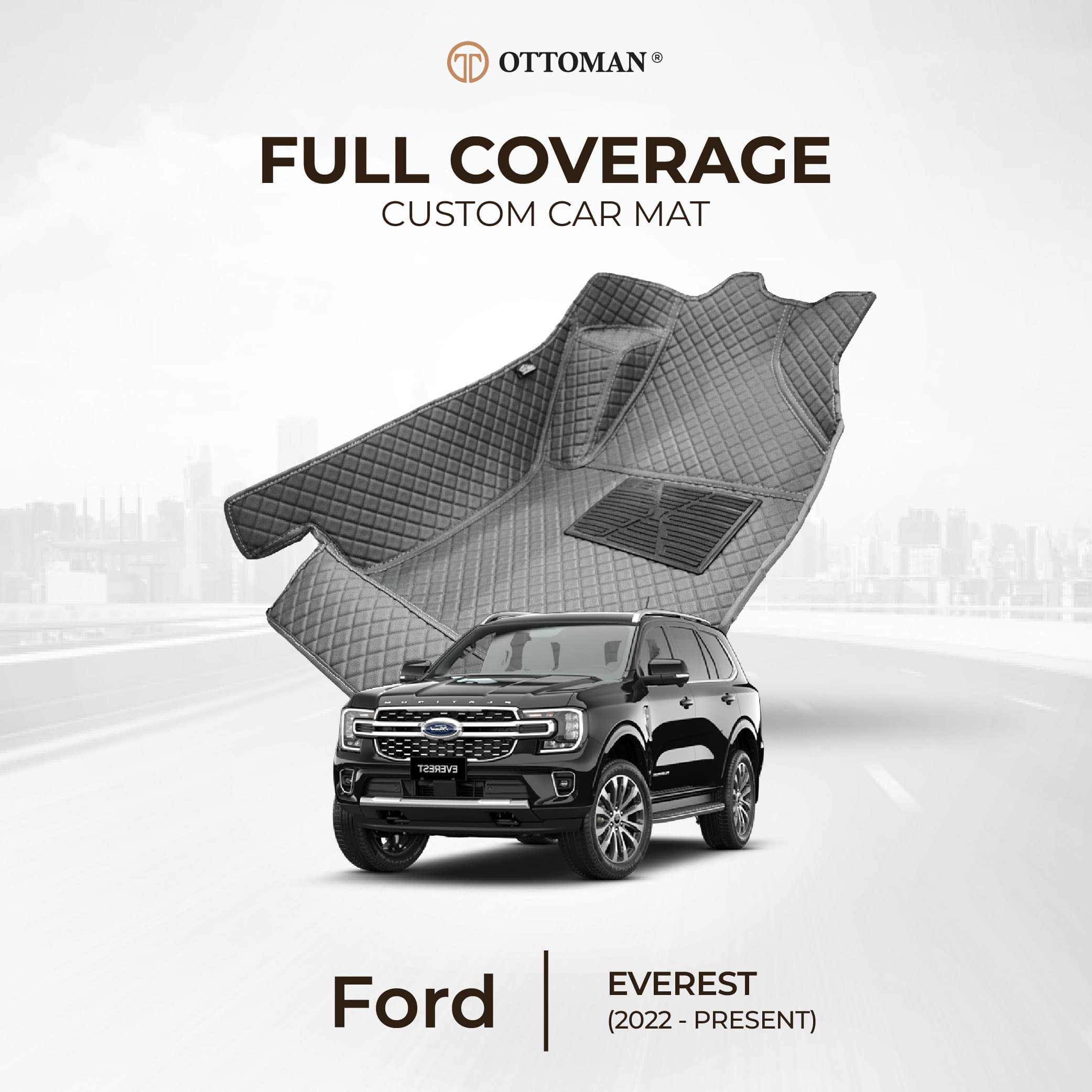 Ford Everest (2022-Present) Ottoman Car Mat