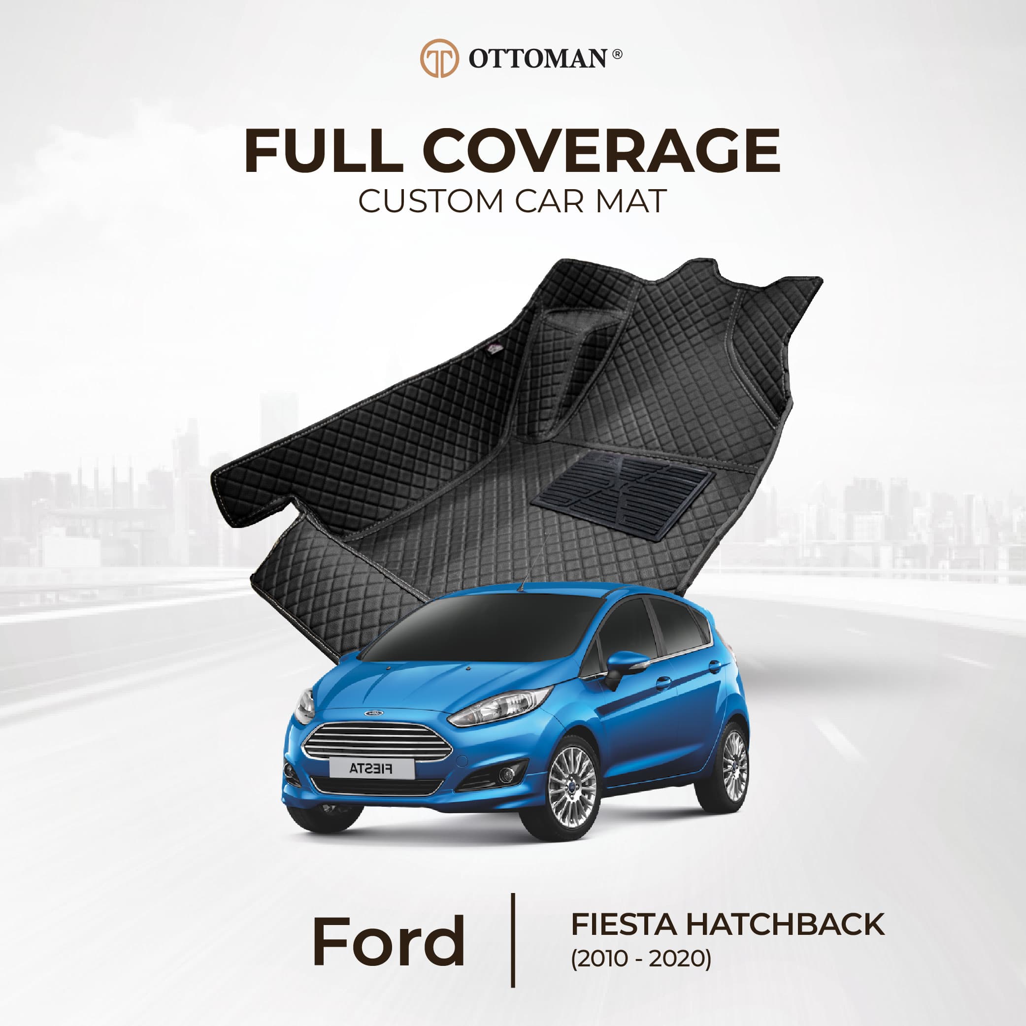 Ford Fiesta Hatchback (2010-2020) Ottoman Car Mat