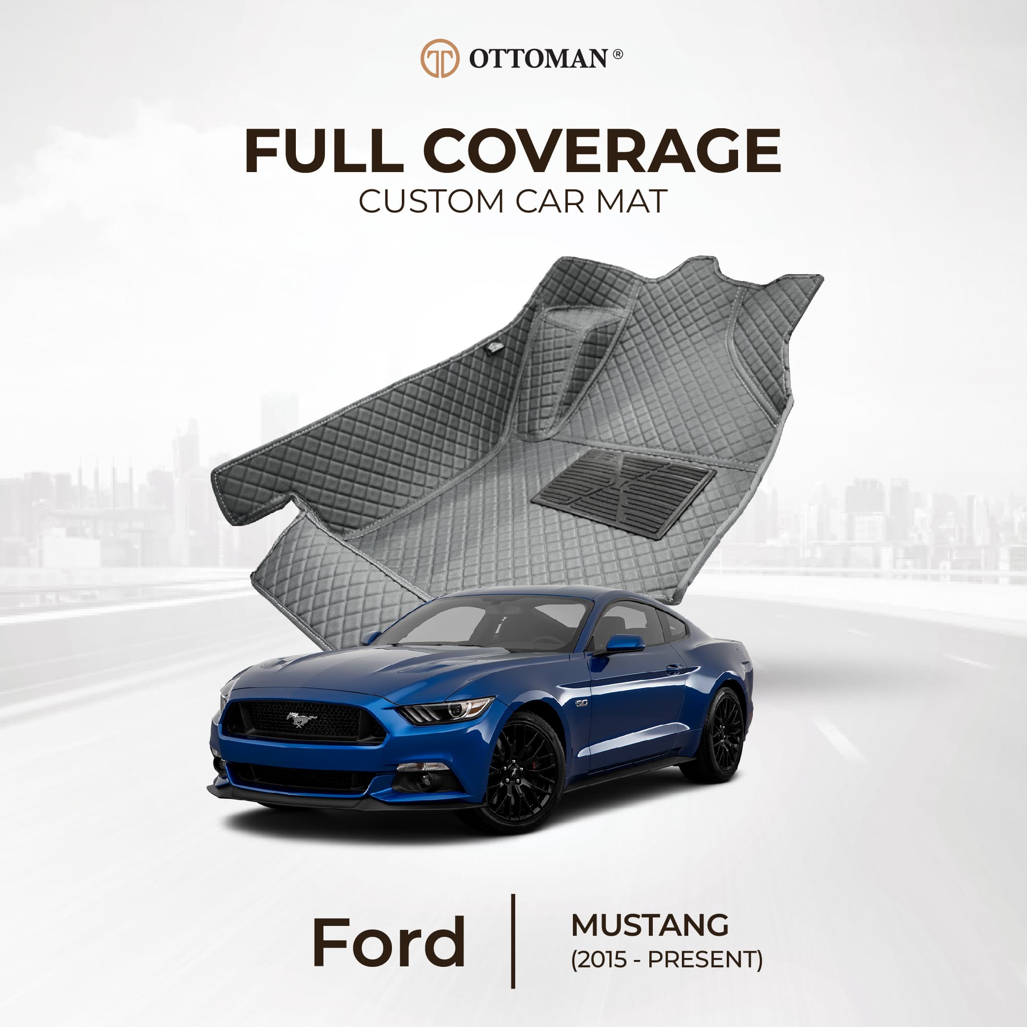 Ford Mustang (2015-Present) Ottoman Car Mat