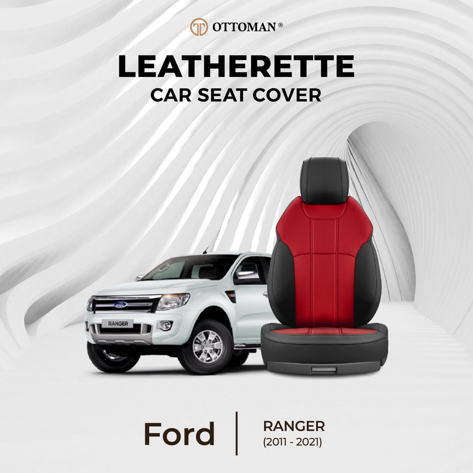 Ford Ranger (2011-2021) Ottoman Seat Cover