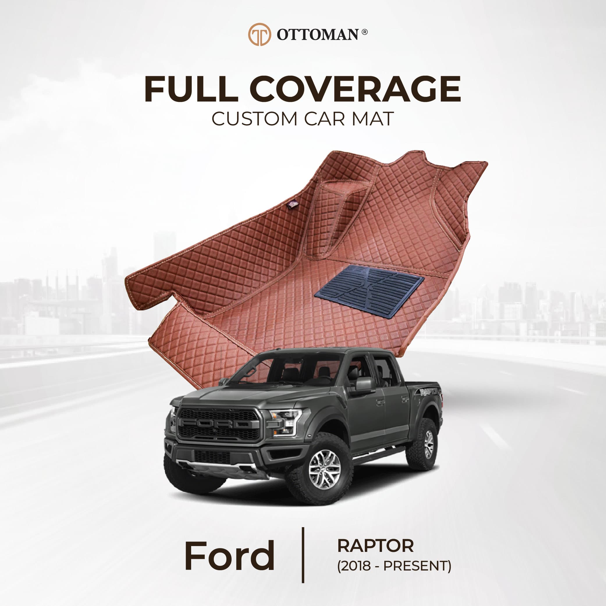 Ford Raptor (2018-Present) Ottoman Car Mat