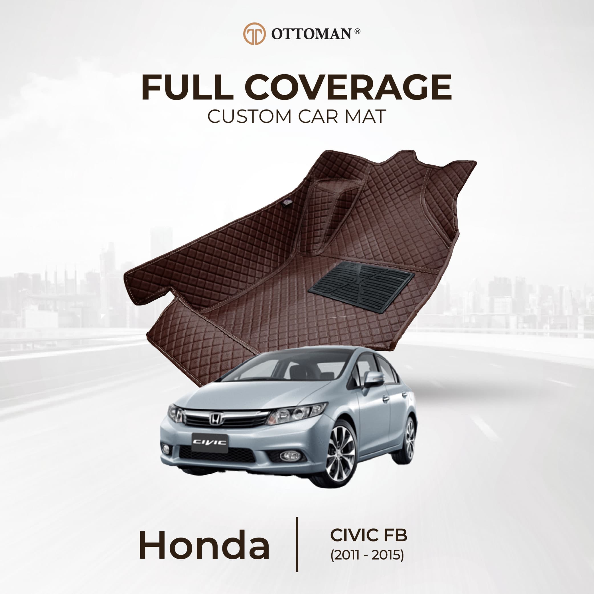 Honda Civic FB (2011-2015) Ottoman Car Mat