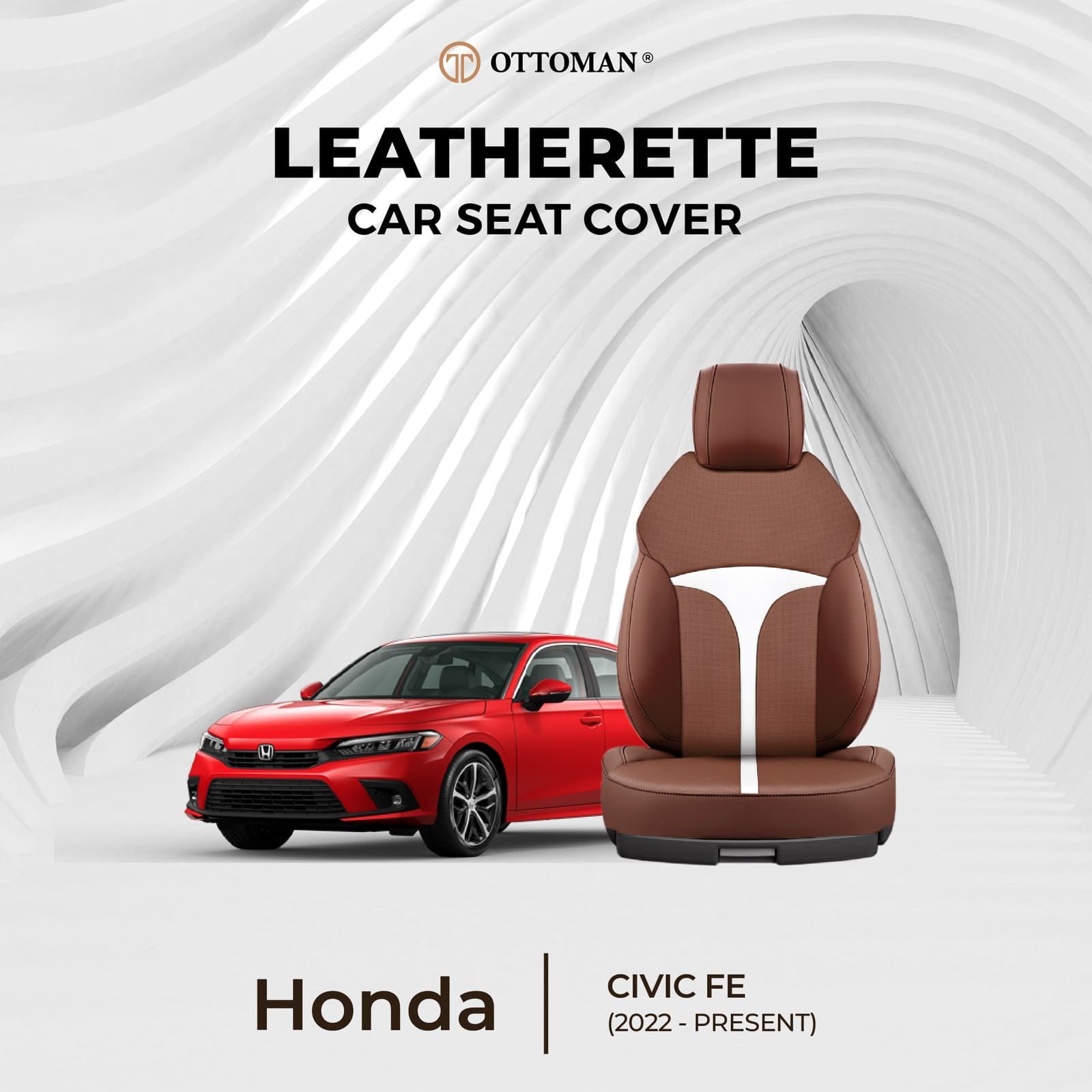 Honda Civic FE (2022-Present) Ottoman Seat Cover