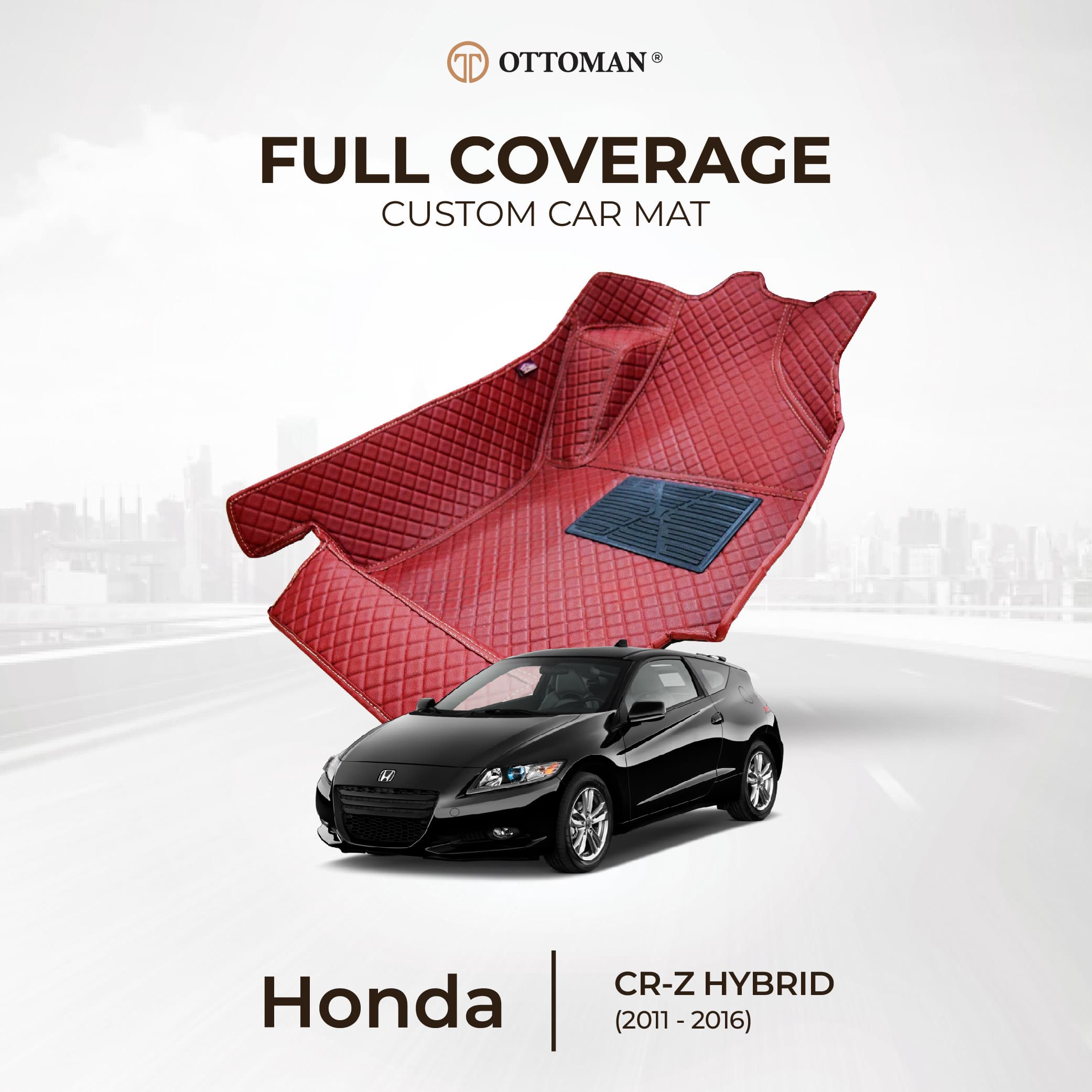 Honda CRZ Hybrid (2011-2016) Ottoman Car Mat