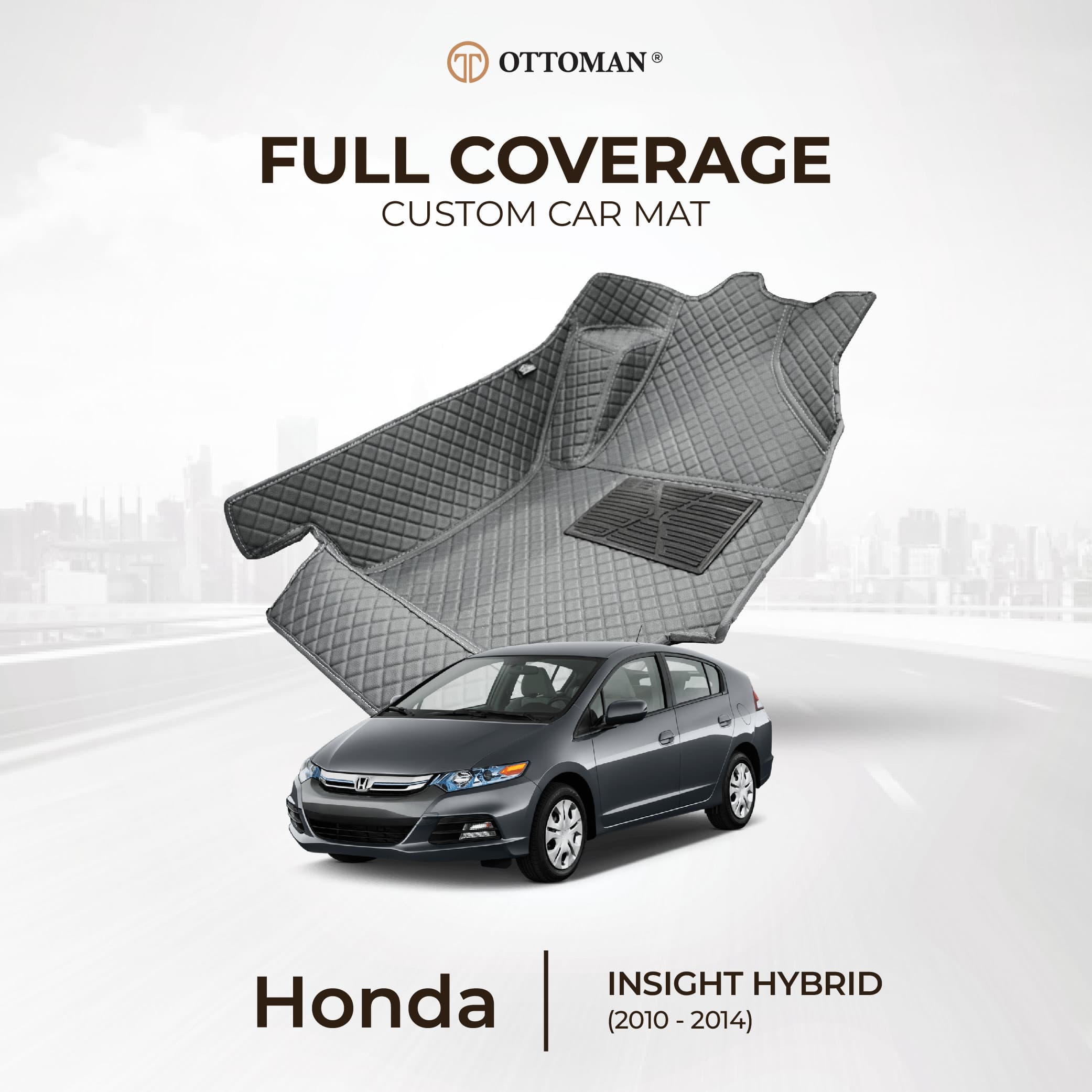 Honda Insight Hybrid (2010-2014) Ottoman Car Mat