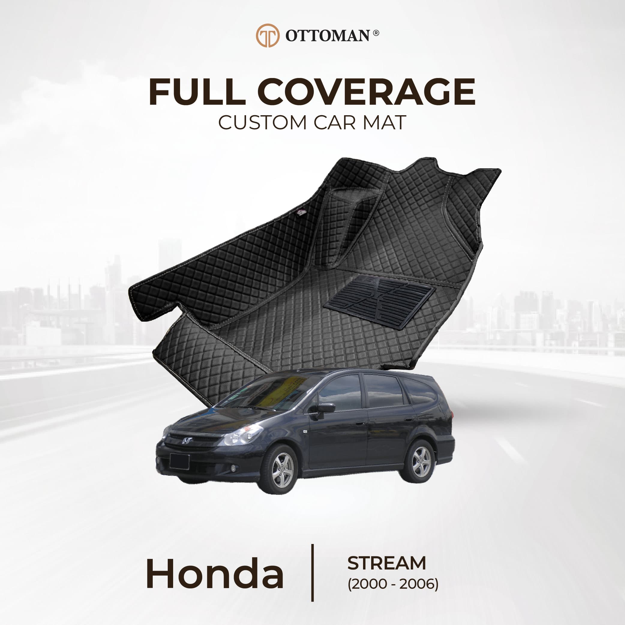 Honda Stream (2000-2006) Ottoman Car Mat