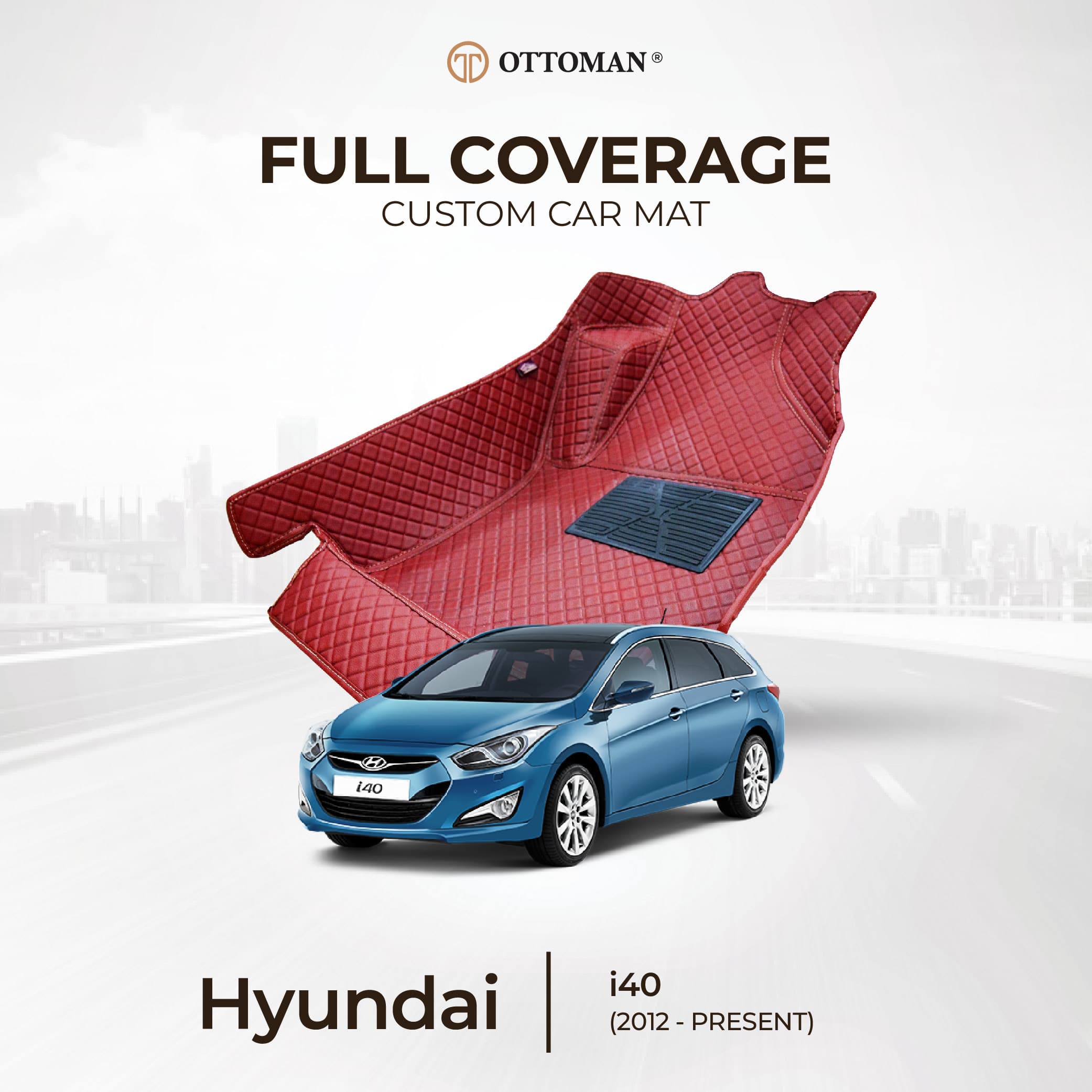 Hyundai I40 (2012-Present) Ottoman Car Mat