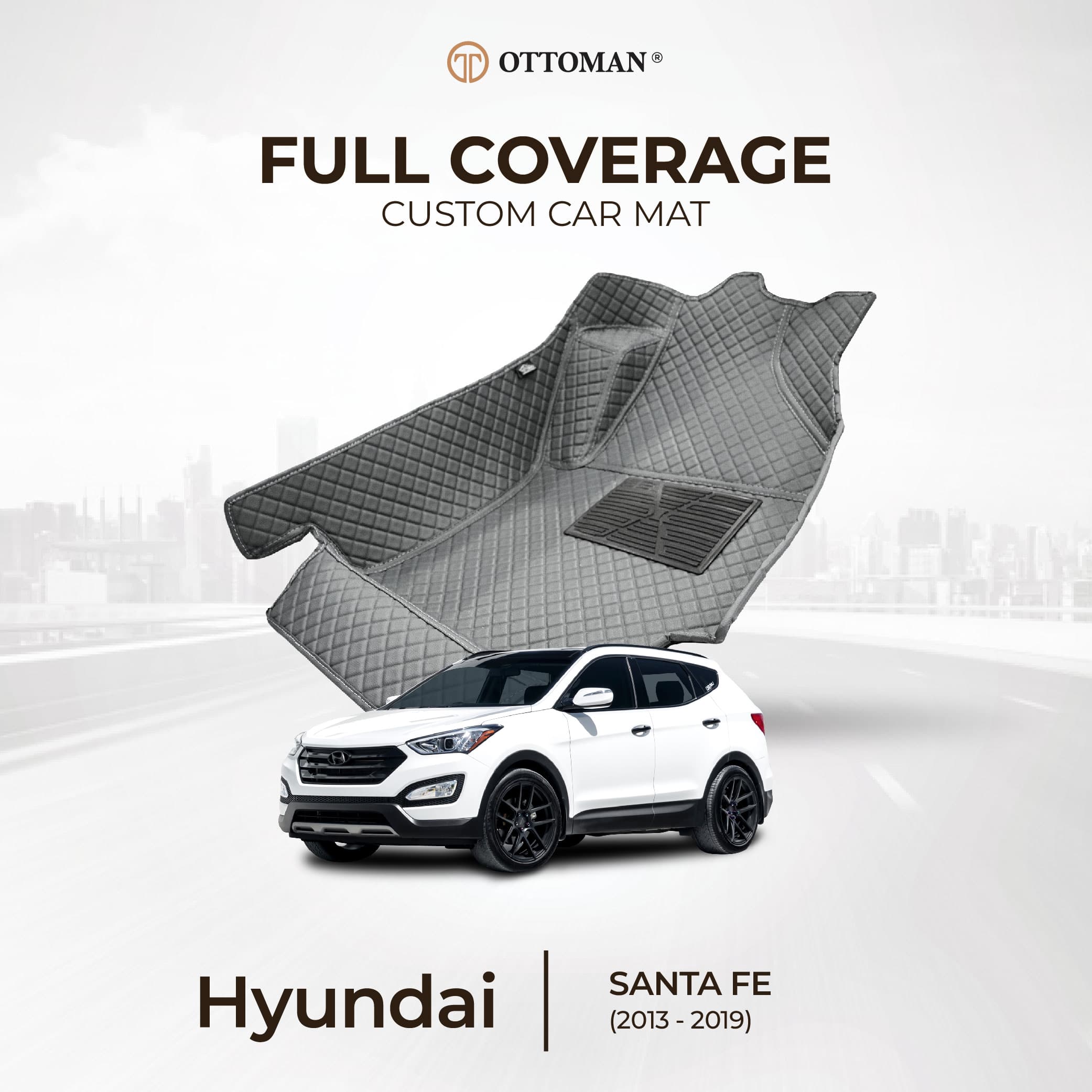 Hyundai Santa Fe DM (2013-2019) Ottoman Car Mat