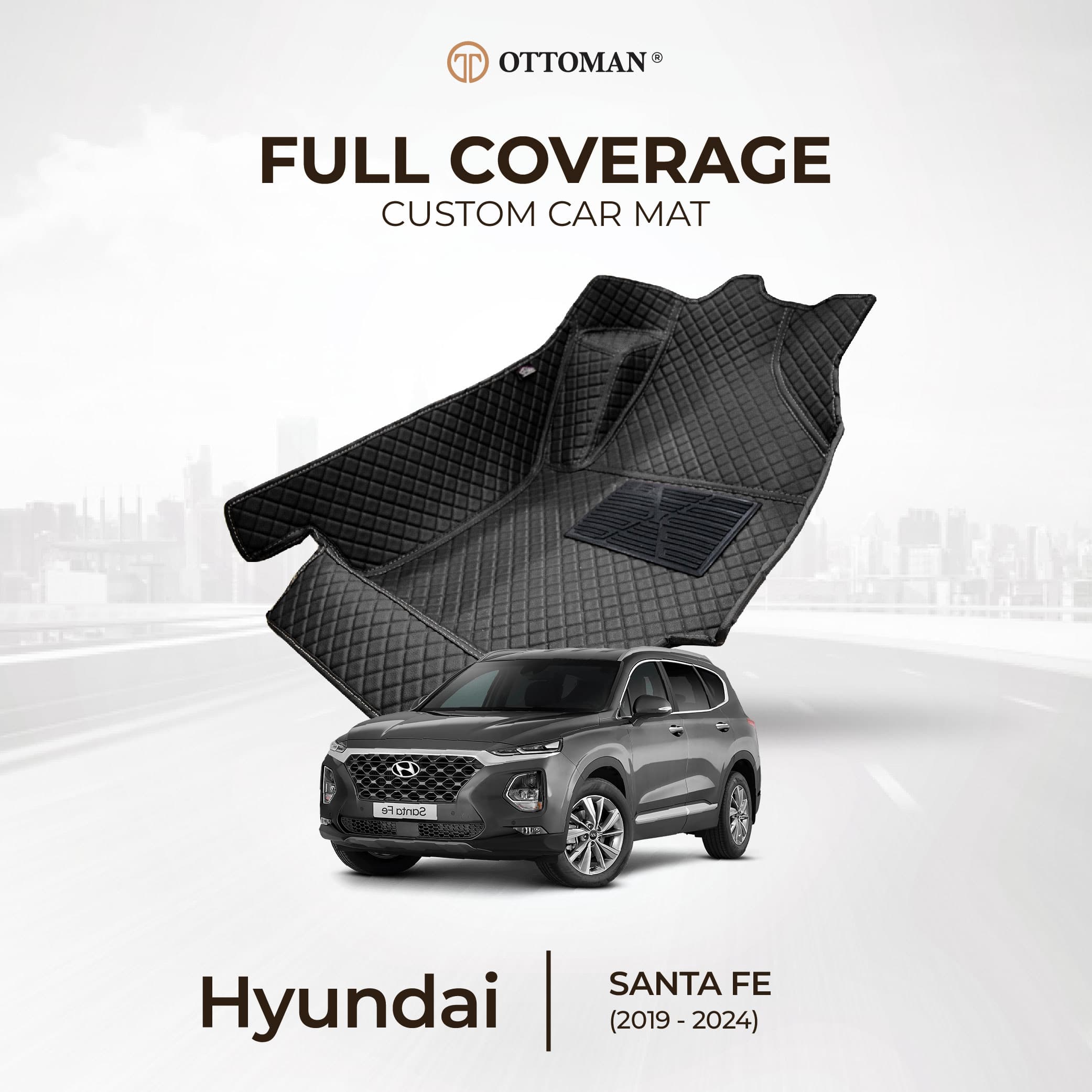 Hyundai Santa Fe TM (2019-2024) Ottoman Car Mat