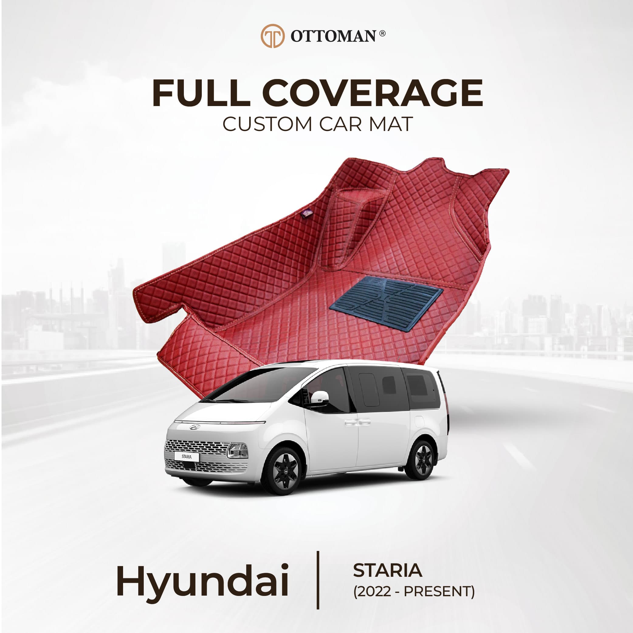 Hyundai Staria (2022-Present) Ottoman Car Mat