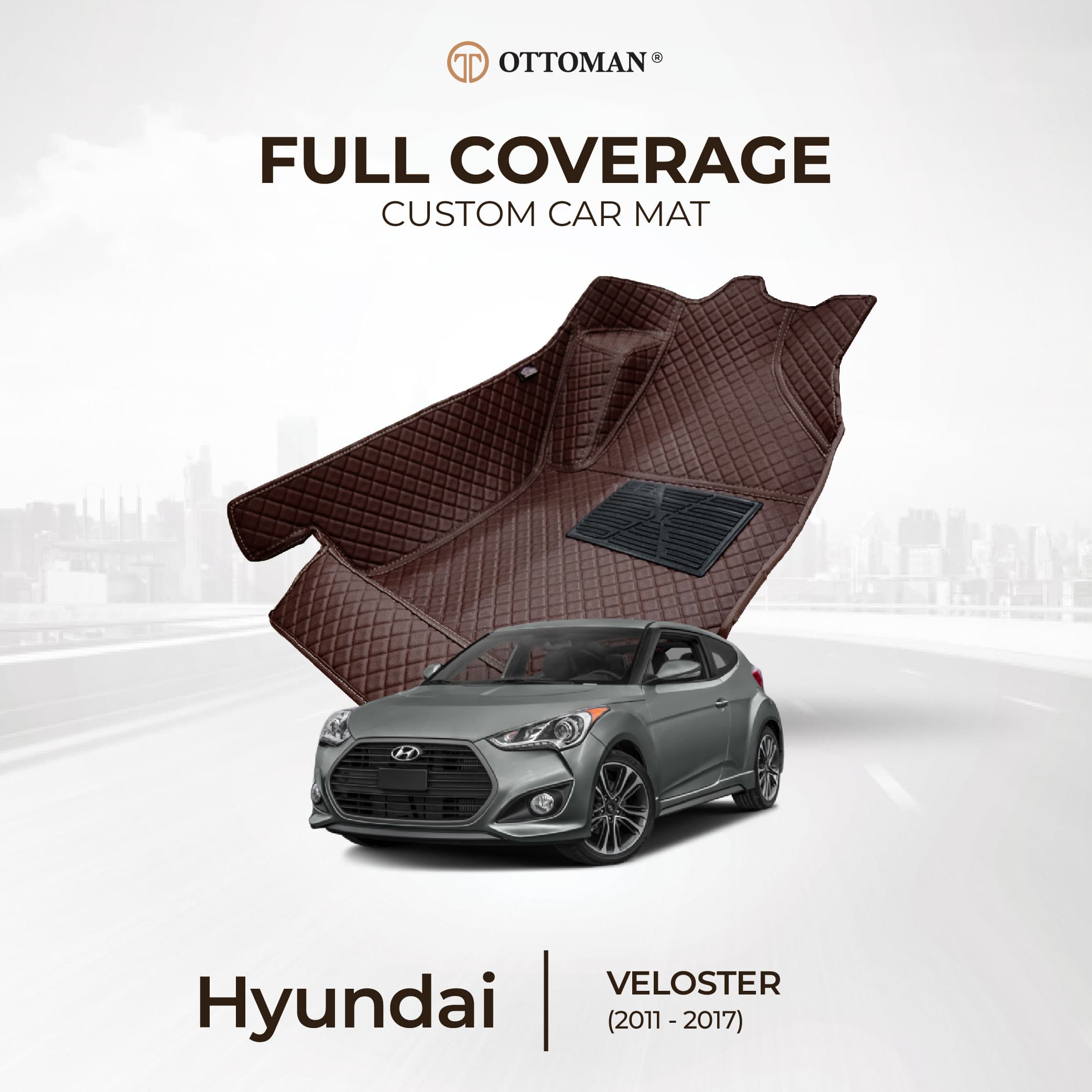Hyundai Veloster (2011-2017) Ottoman Car Mat