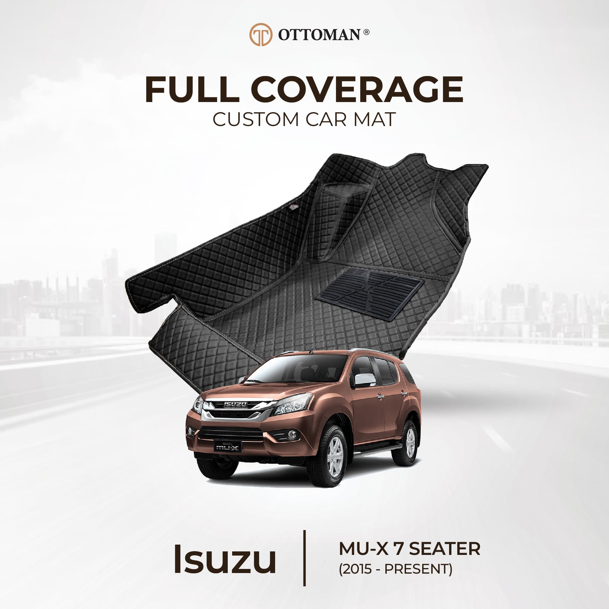 Isuzu MU-X (2015-Present) Ottoman Car Mat