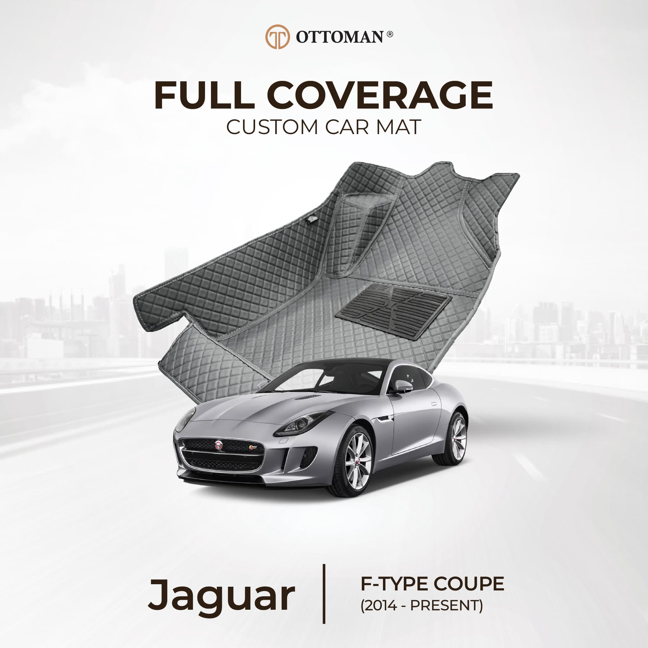 Jaguar F-Type Coupe (2014-Present) Ottoman Car Mat