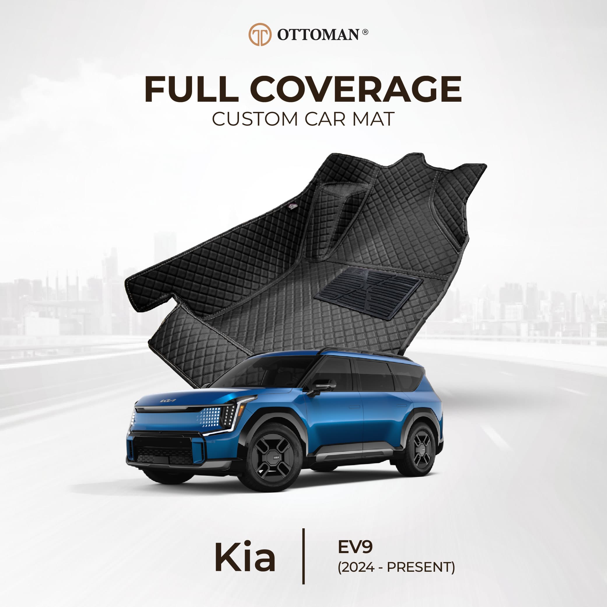 Kia EV9 (2024-Present) Ottoman Car Mat