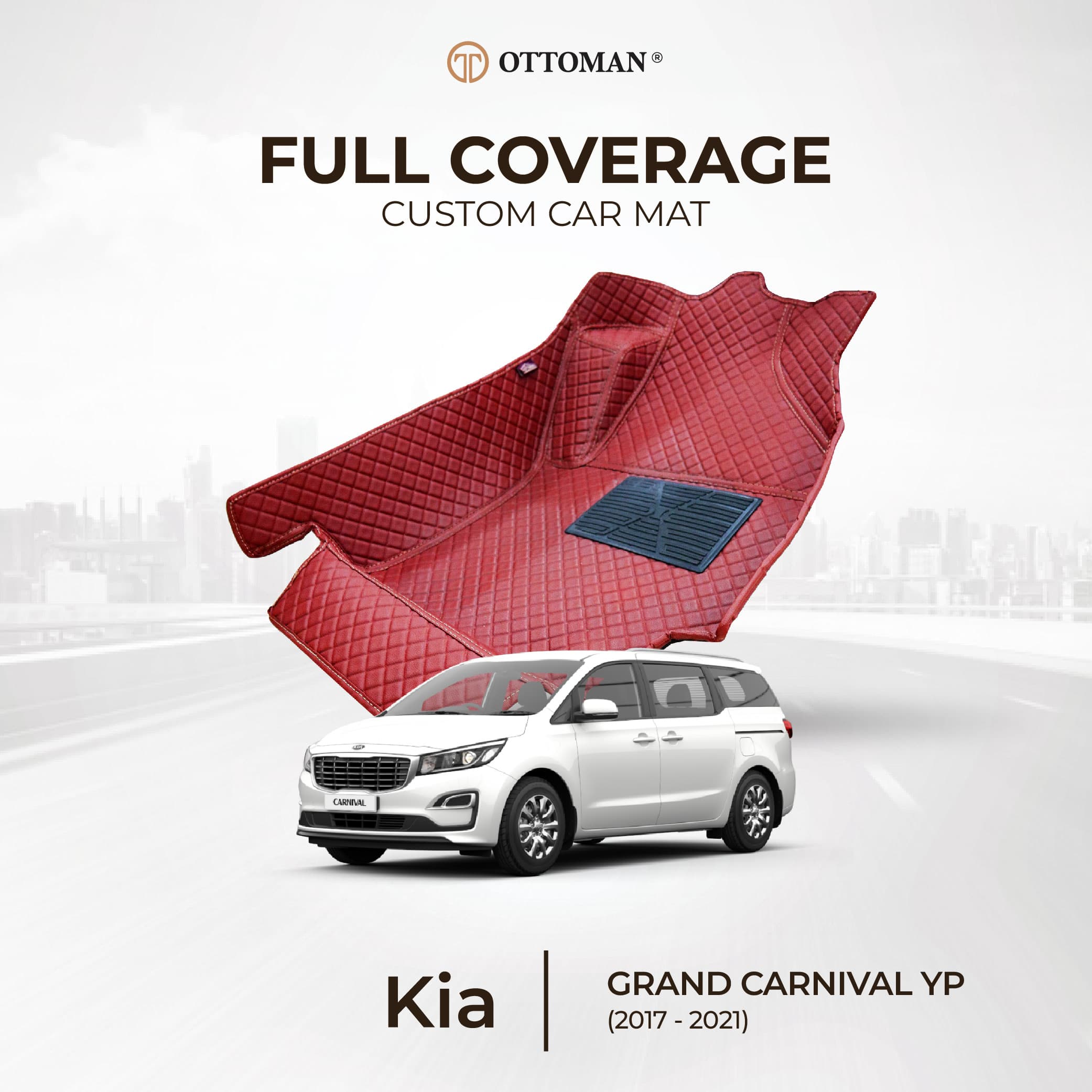 Kia Grand Carnival YP (2017-2021) Ottoman Car Mat