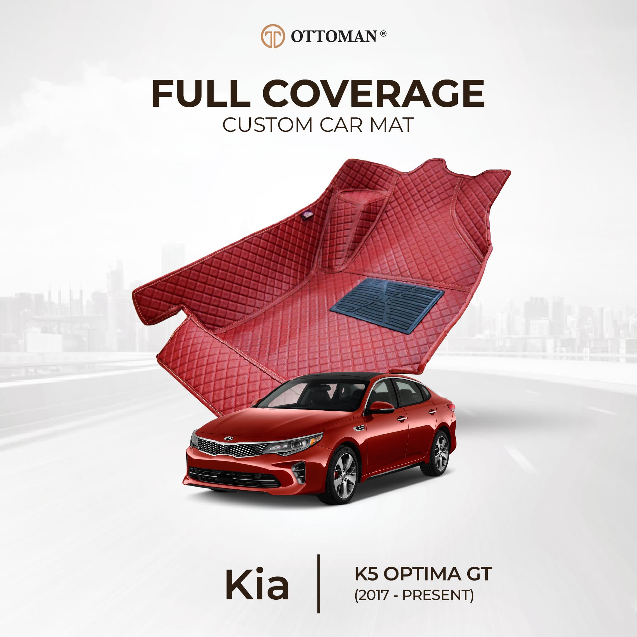 Kia K5 Optima GT (2017-Present) Ottoman Car Mat