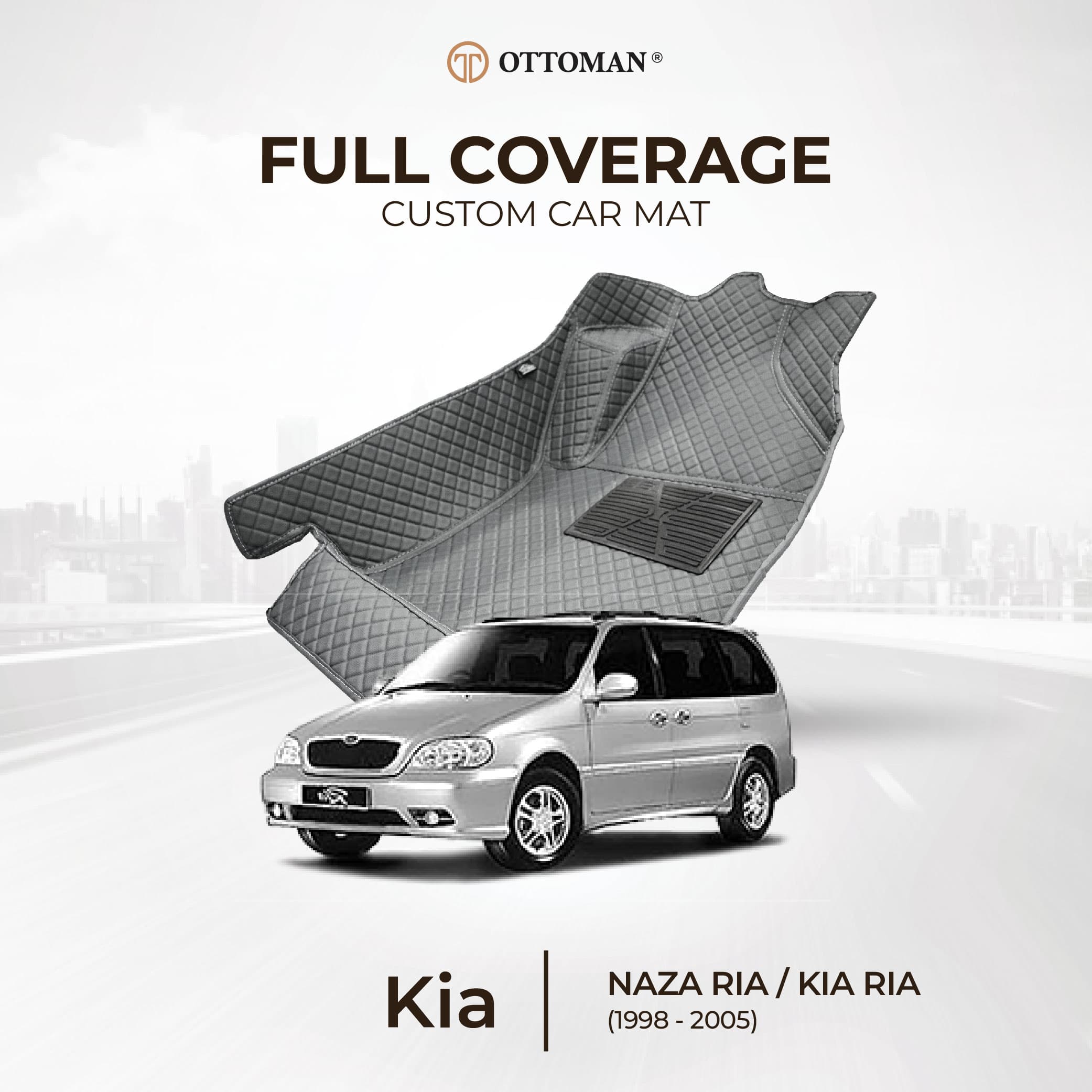 Kia Naza Ria / Kia Ria (1998-2005) Ottoman Car Mat