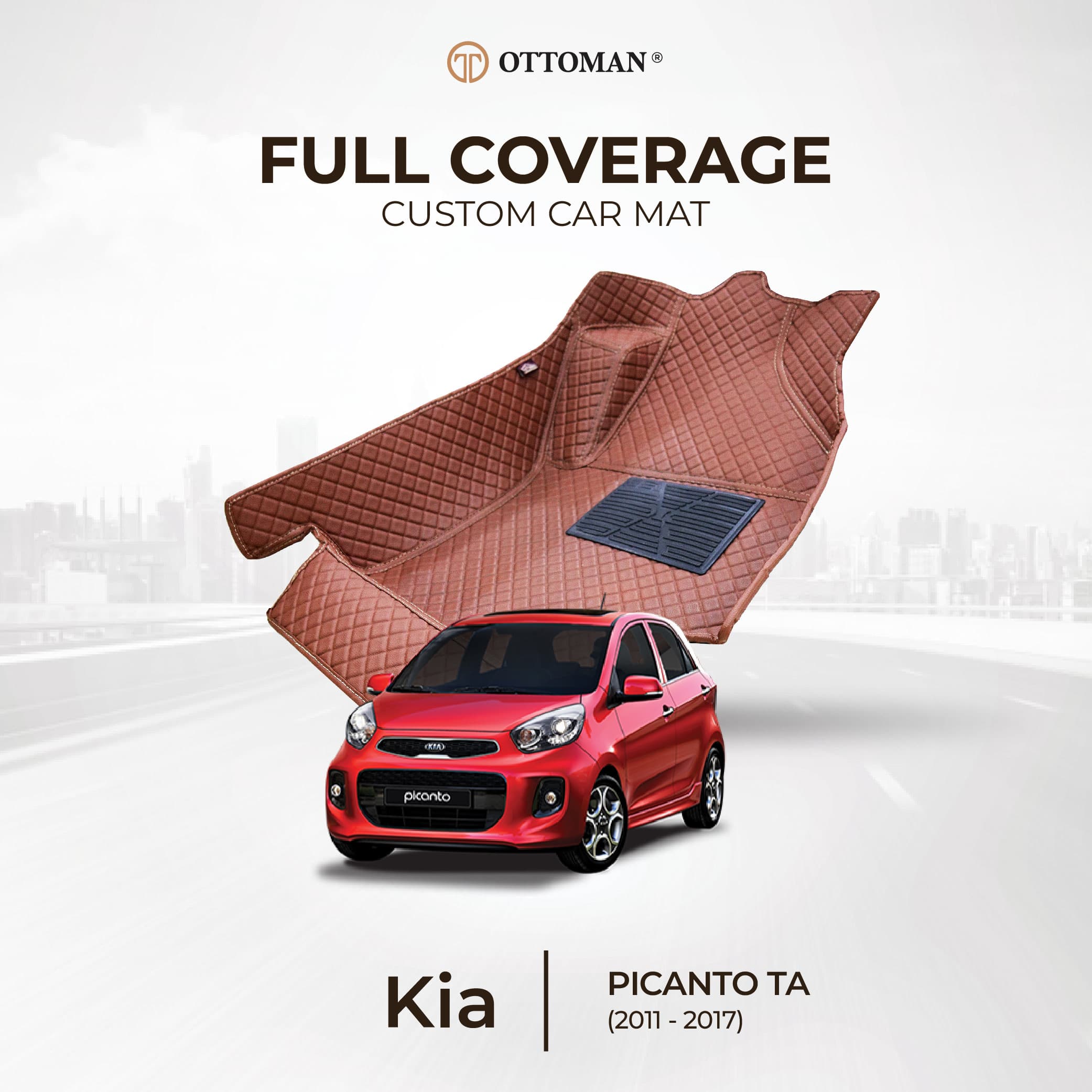 Kia Picanto TA (2011-2017) Ottoman Car Mat