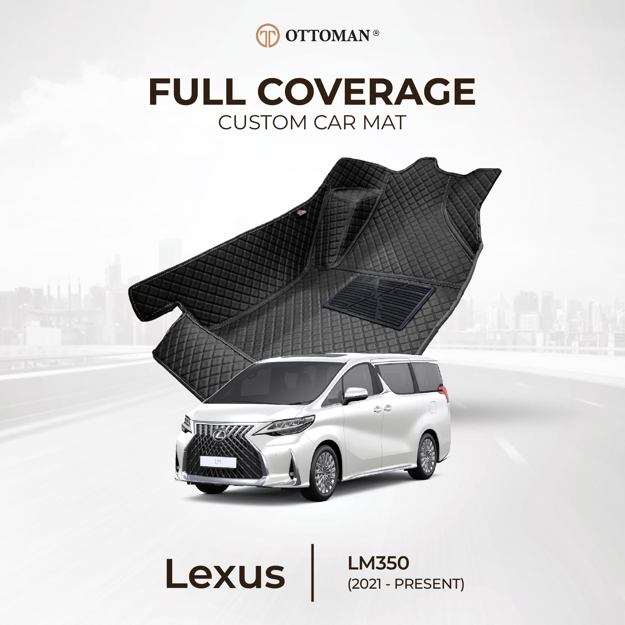 Lexus LM 350 (2021-Present) Ottoman Car Mat