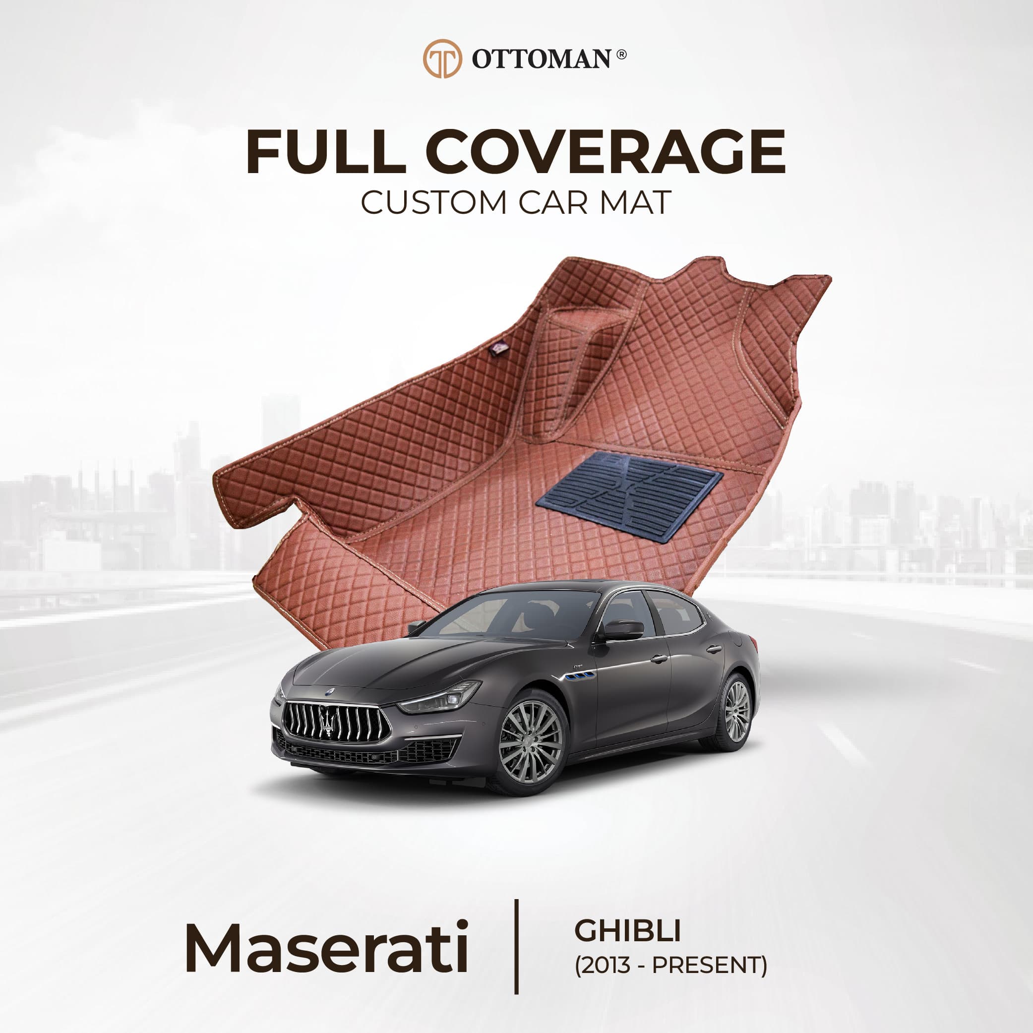 Maserati Ghibli (2013-Present) Ottoman Car Mat