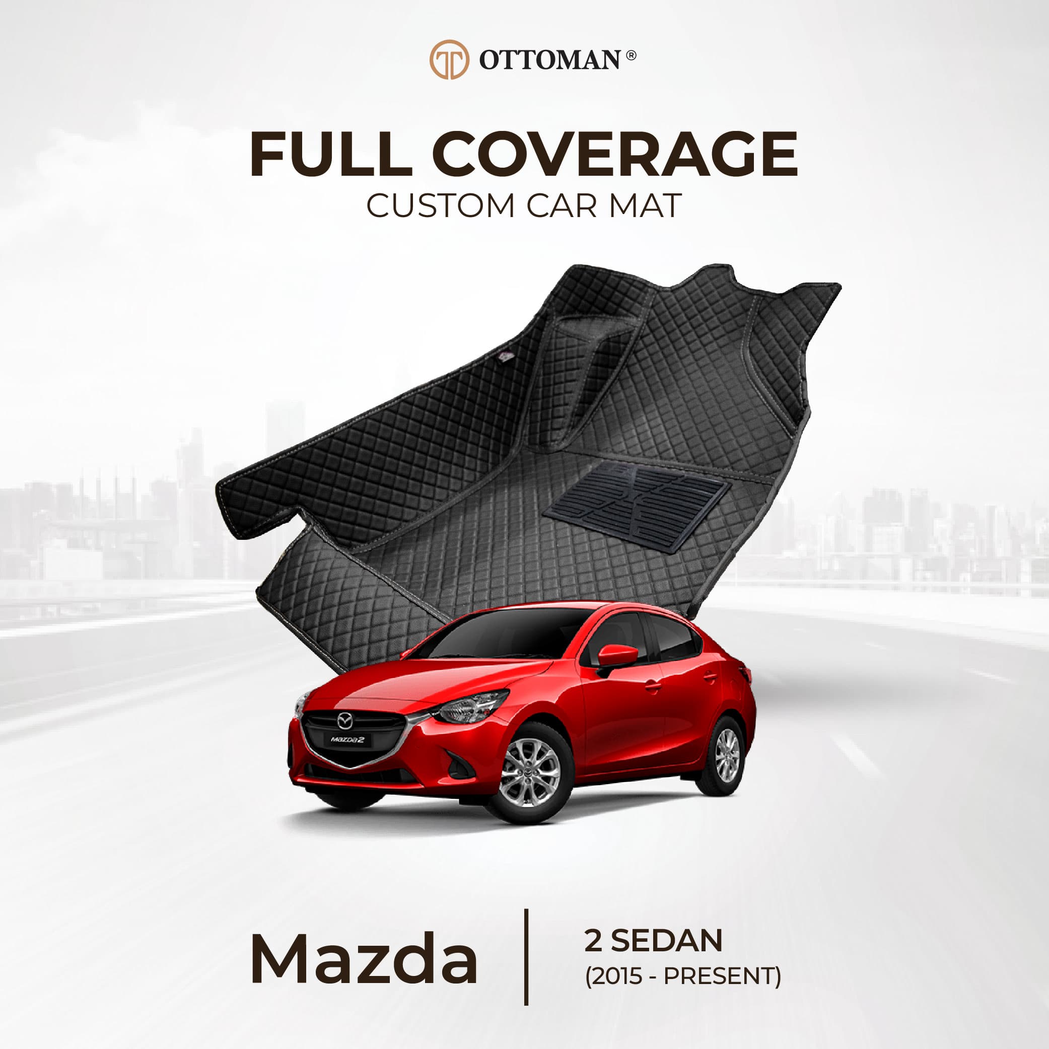 Mazda 2 Sedan (2015-Present) Ottoman Car Mat