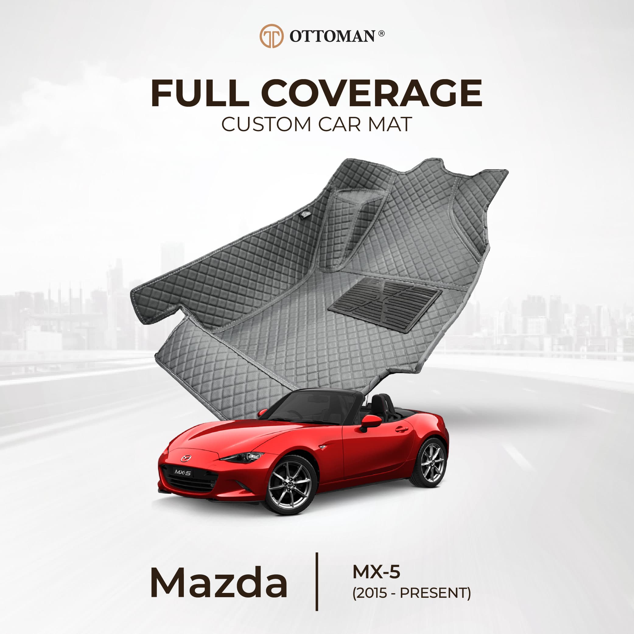 Mazda MX-5 (2015-Present) Ottoman Car Mat