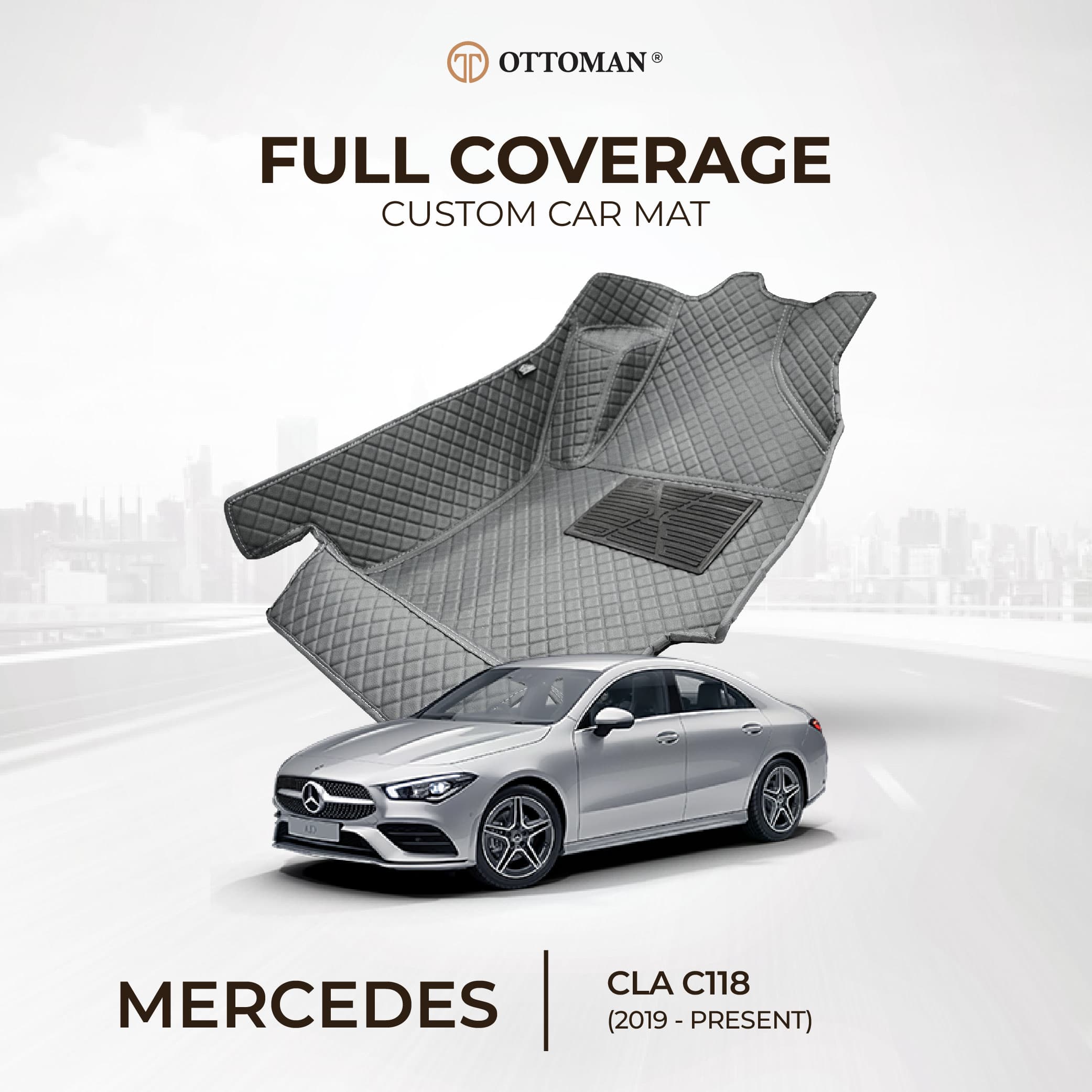 Mercedes Benz CLA C118 (2019-Present) Ottoman Car Mat