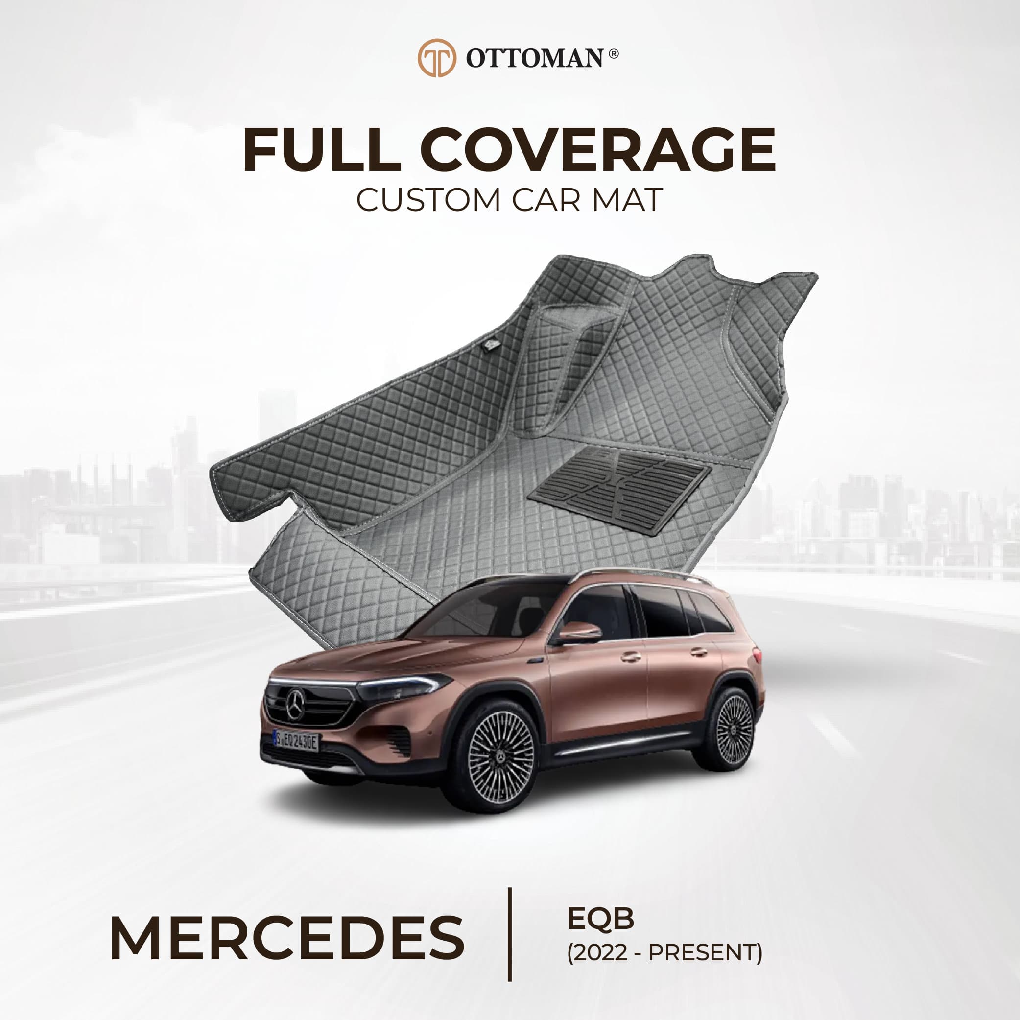 Mercedes Benz EQB (2022-Present) Ottoman Car Mat